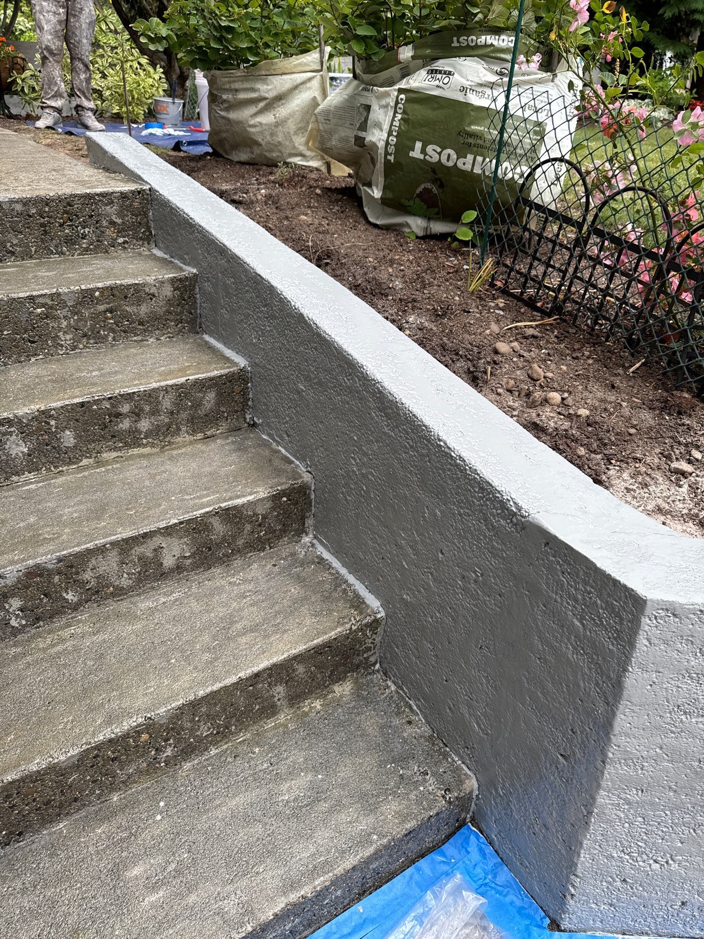 Epoxy Stairs & Sealcoat Driveway Application by Jireh Asphalt & Concrete Inc 