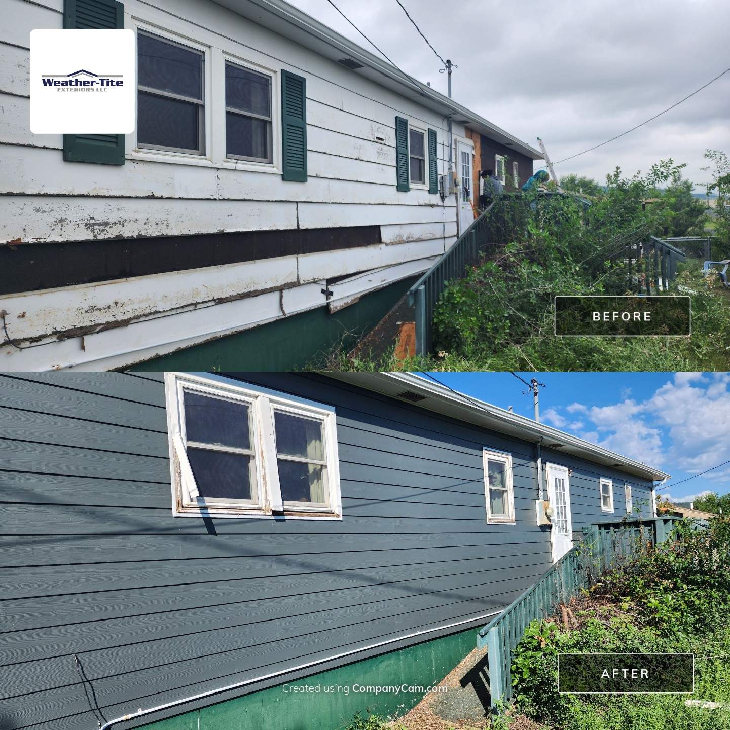 James Hardie Iron Grey Transformation by Weather-Tite Exteriors LLC
