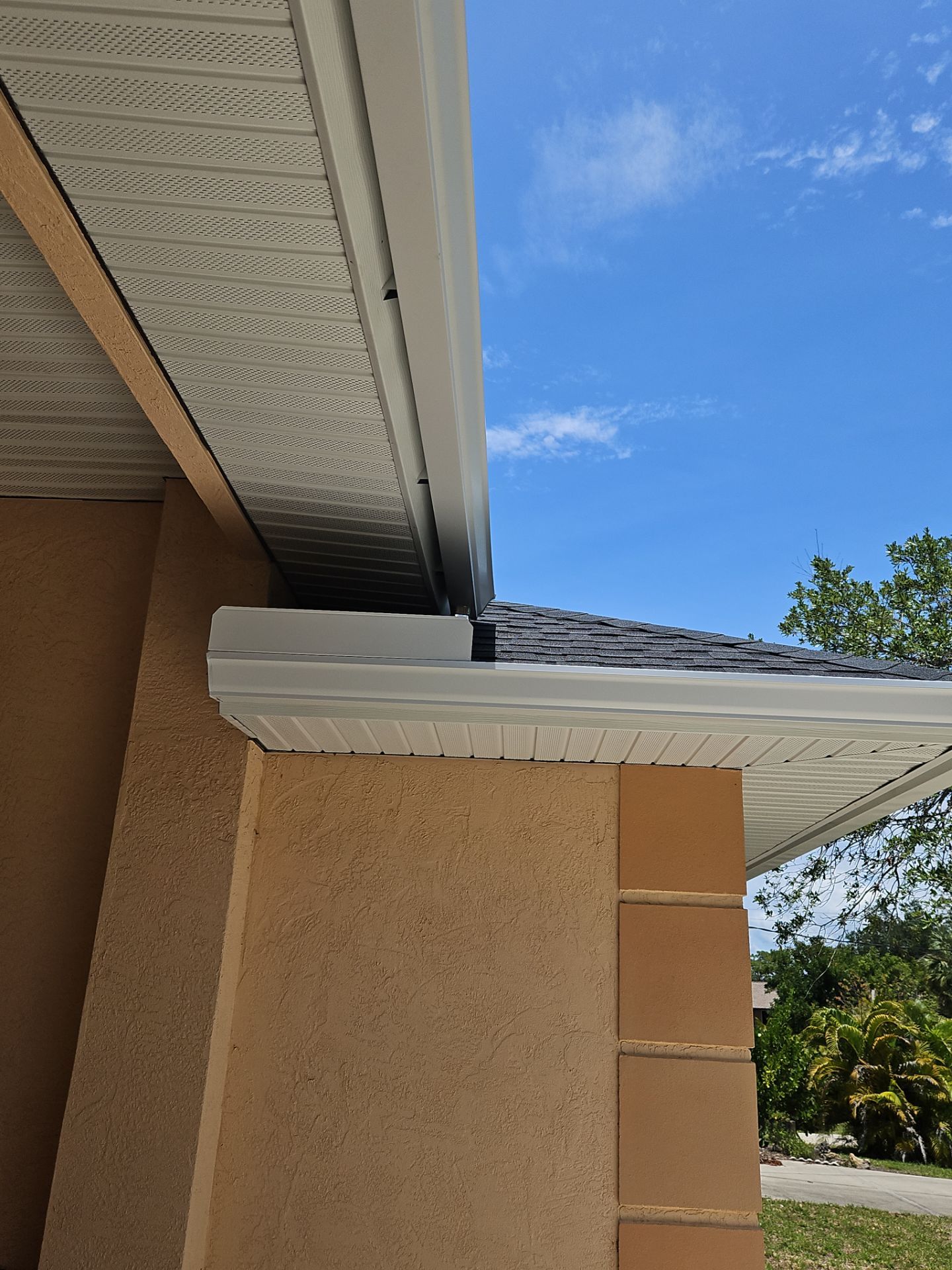 Gutter & Soffit Project in Englewood, FL by Gutter Professors