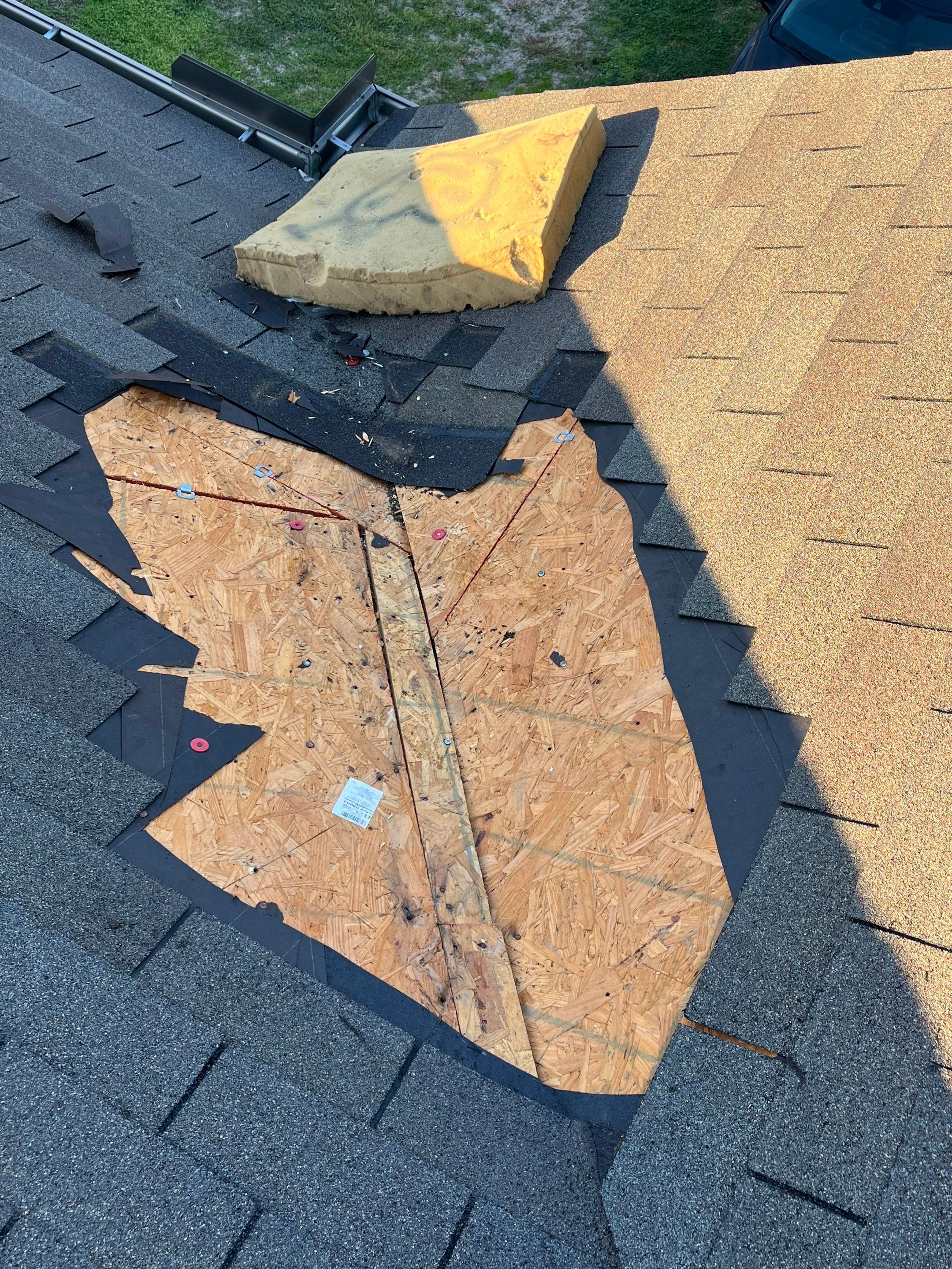 Hail Damage using Owen's Corning Duration (Lifetime) Shingles by Roof Repair Services LLC