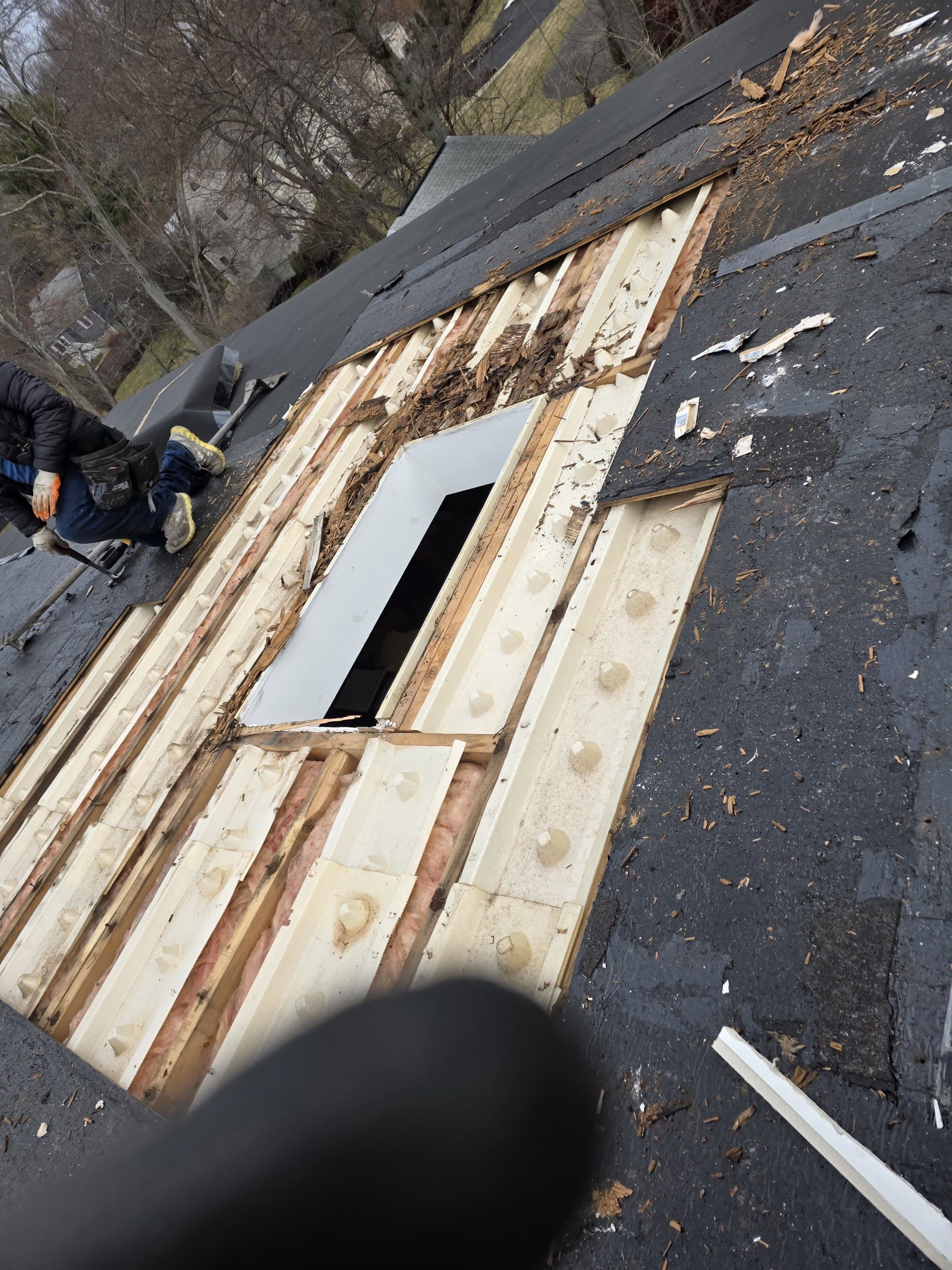Major Roof Overhaul in Lynn, MA – Full Replacement, Skylight Removal, Gutters & Custom Flashing by JOHNNYS PRO