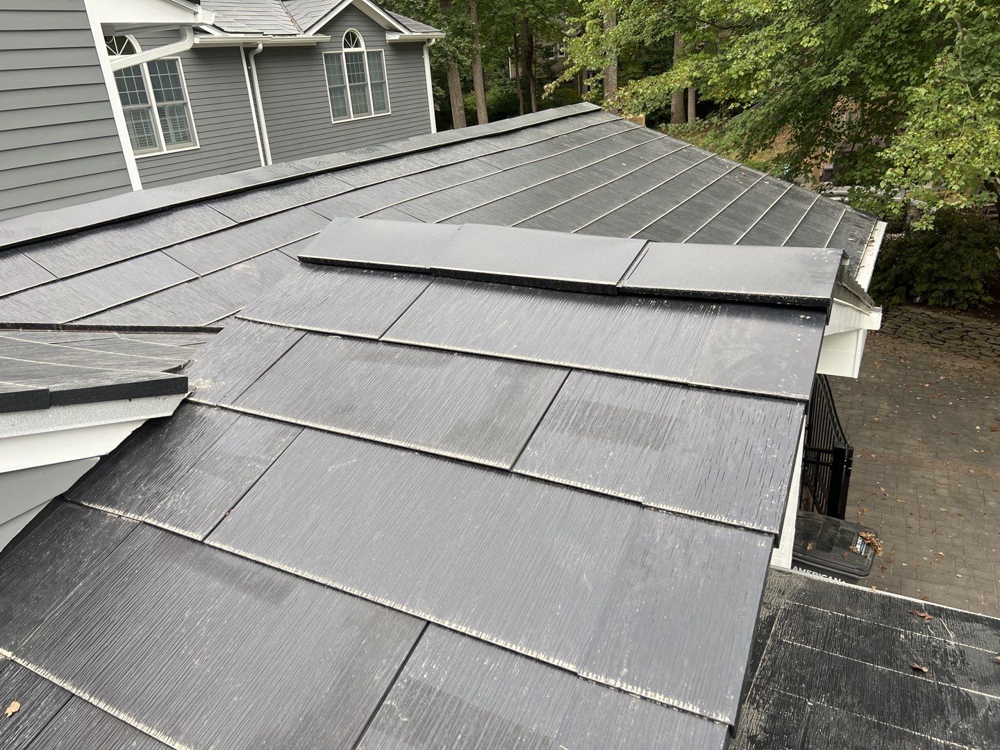 Tesla Solar Roof Replacement using Tesla Solar Roof V3 Tiles by American Home Contractors