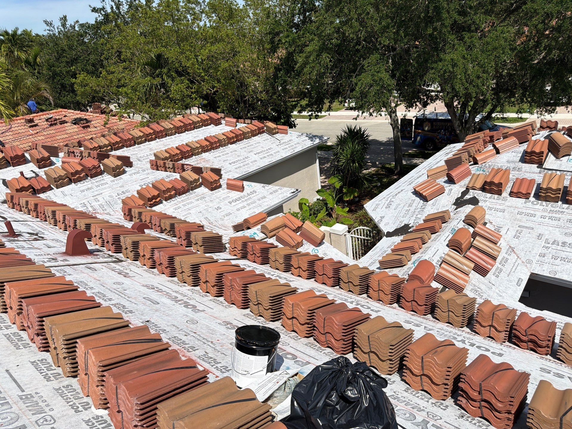 Residential Roofing Installation using WestLake Roofing Tile by BLUES BROTHERS ROOFING