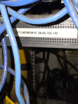 Structured cabling installation by CimaSolutions
