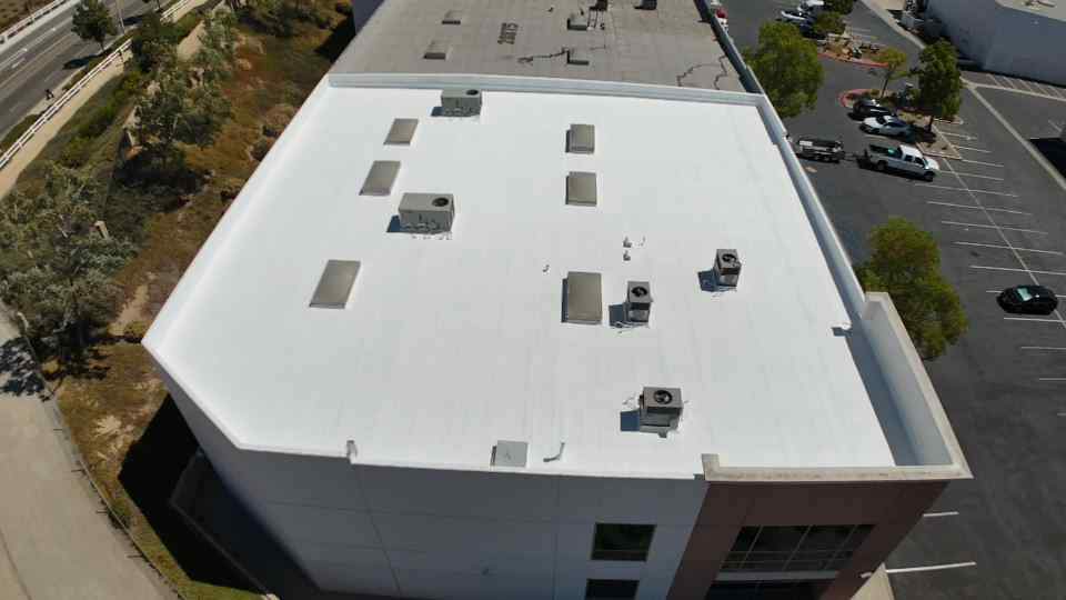 Project in Valencia by Shark Commercial Roofing Systems