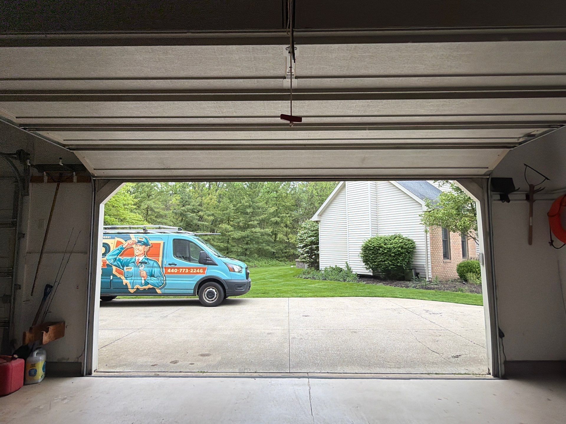 Garage Door Opener and System Update in Olmsted Township by Ohio Garage Door Repair