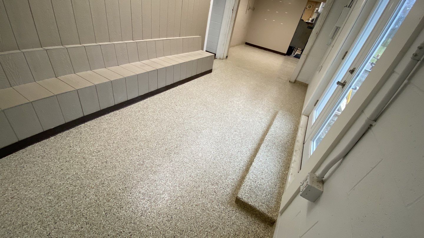 Commercial Space using Driftwood by Your1DayFloor.com