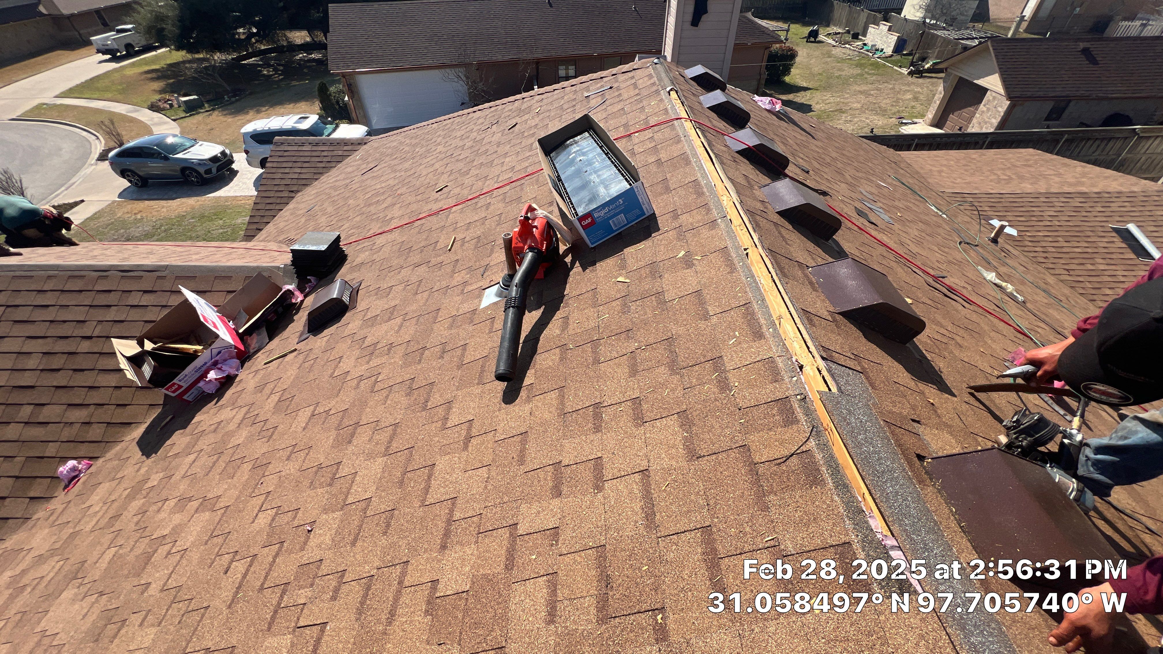 Residential Roof Replacement and Ventilation Upgrade in Killeen, Texas by Caliber Restoration LLC