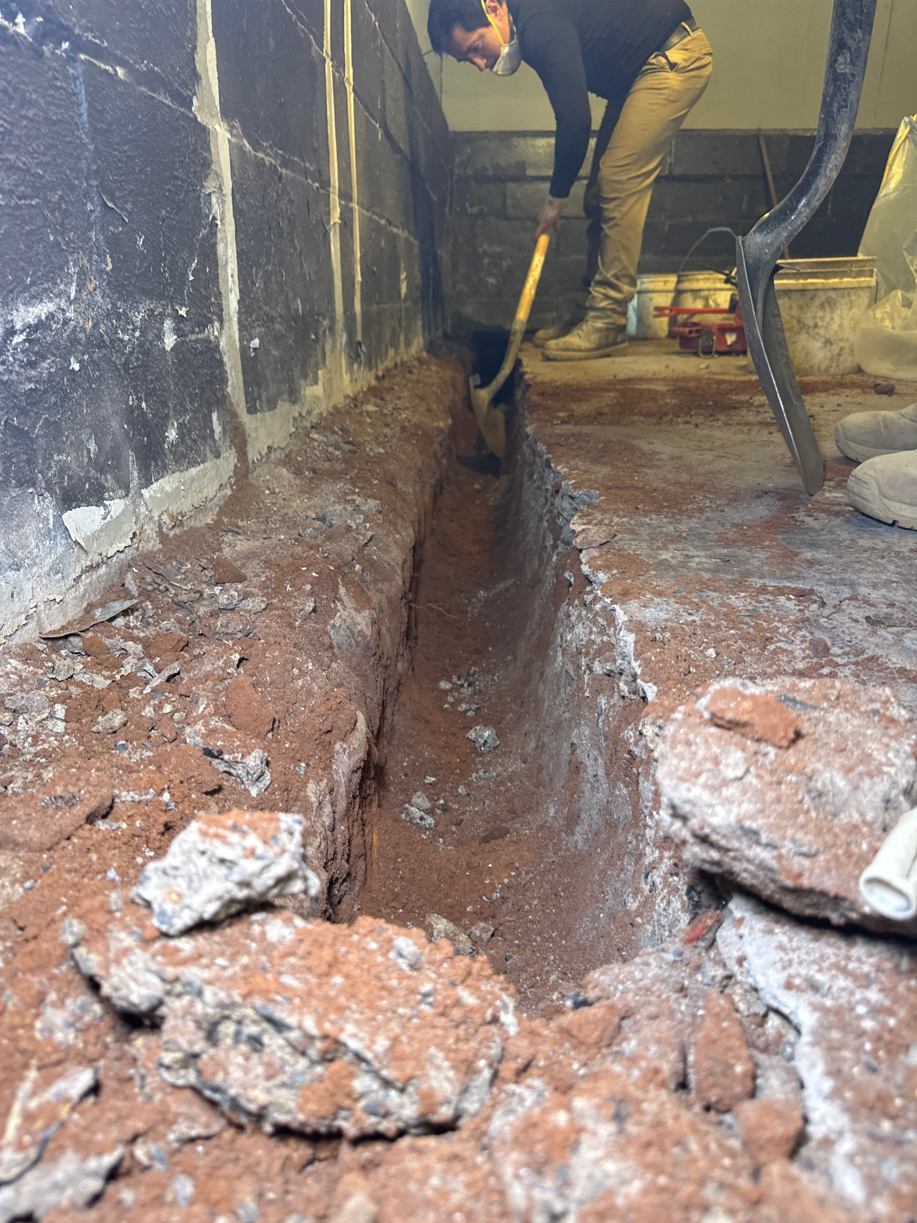 Interior French Drain East Orange NJ by Pure Service Pro, LLC 
