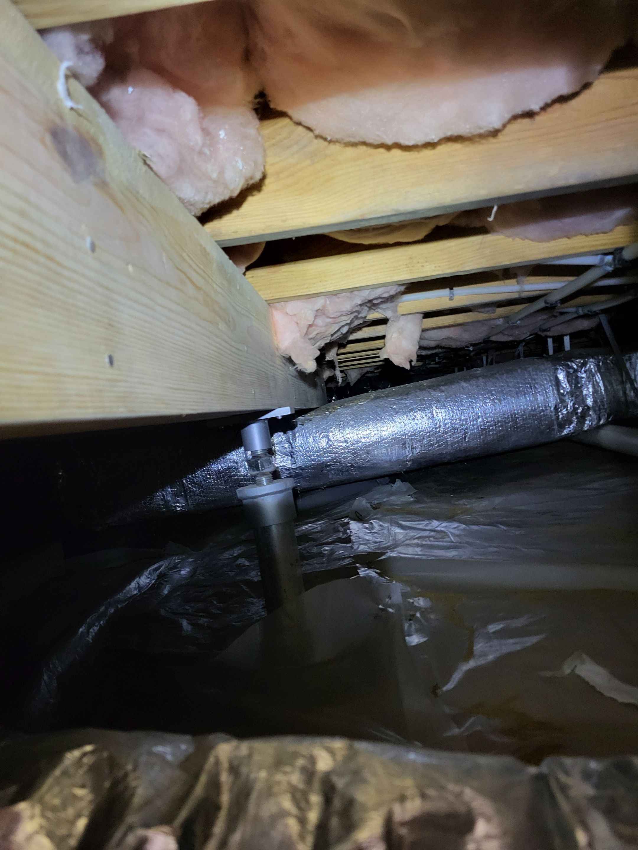 Project in Smithfield by Patriot Crawl Space Repairs