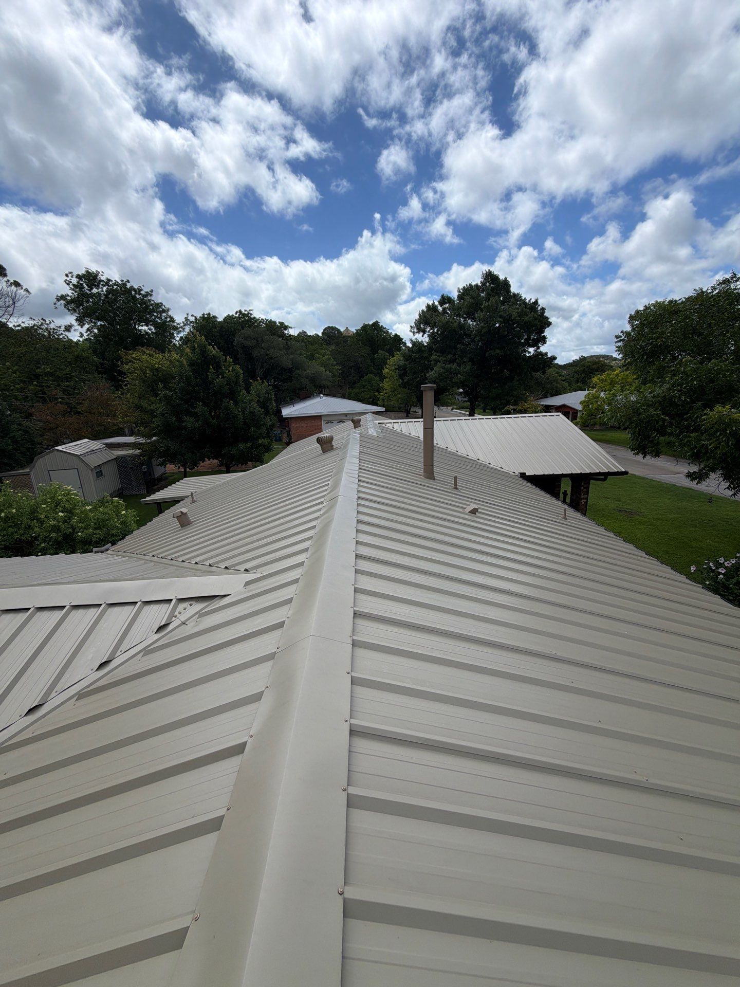 Residential Metal Roof Replacement and Custom Fascia Repair in Kerrville by Rich the Roofer LLC