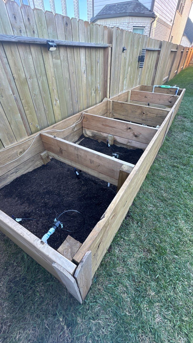 Raised Bed Restoration & Irrigation Upgrade by Texas Urban Elements