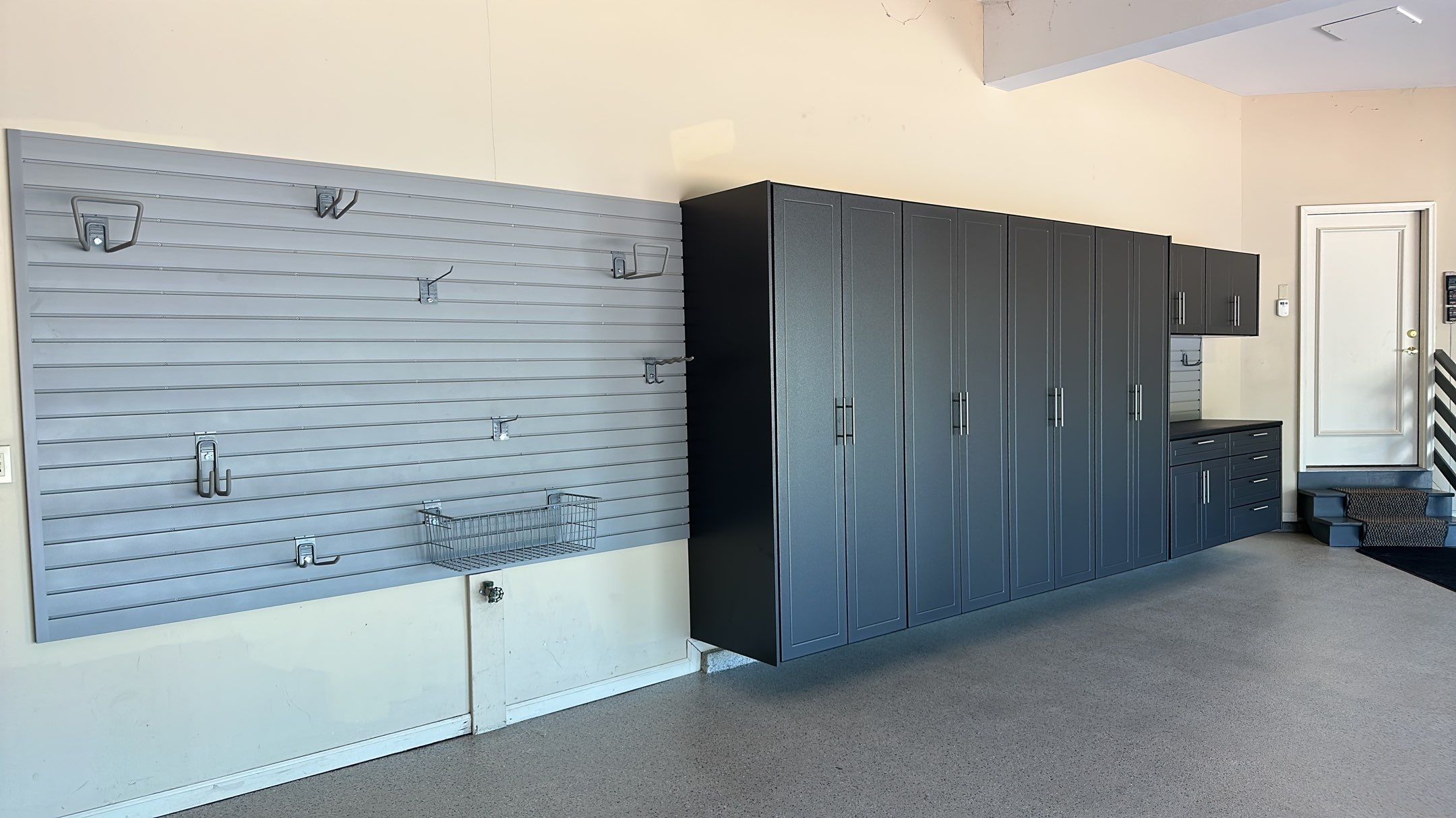 Tom D. transformed his garage with cabinets by Banner Garage