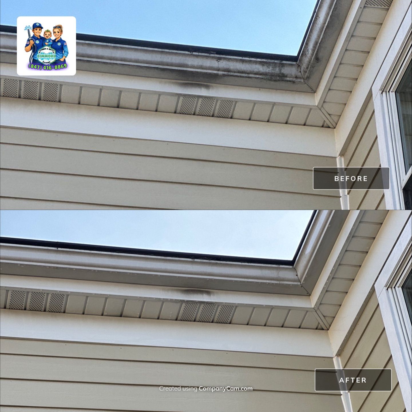 Project in Glenview by Simmons Power & Soft Washing