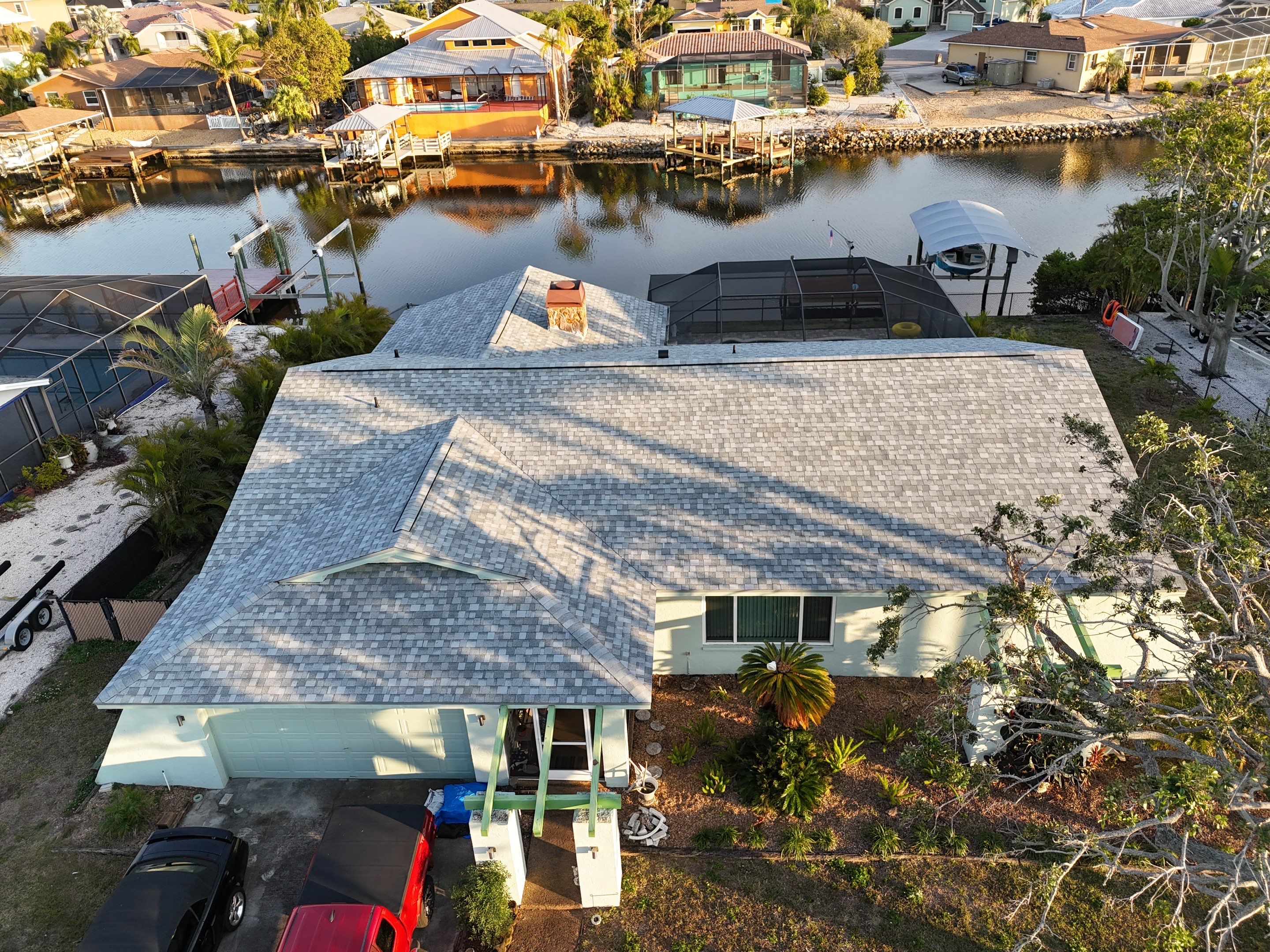 Roof Replacement in Apollo Beach Fl. by Steadfast Roofing 