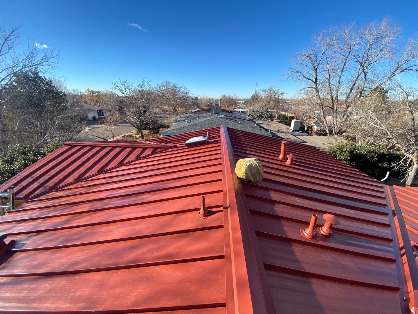 Terra Cotta Standing Seam by Reimagine Roofing