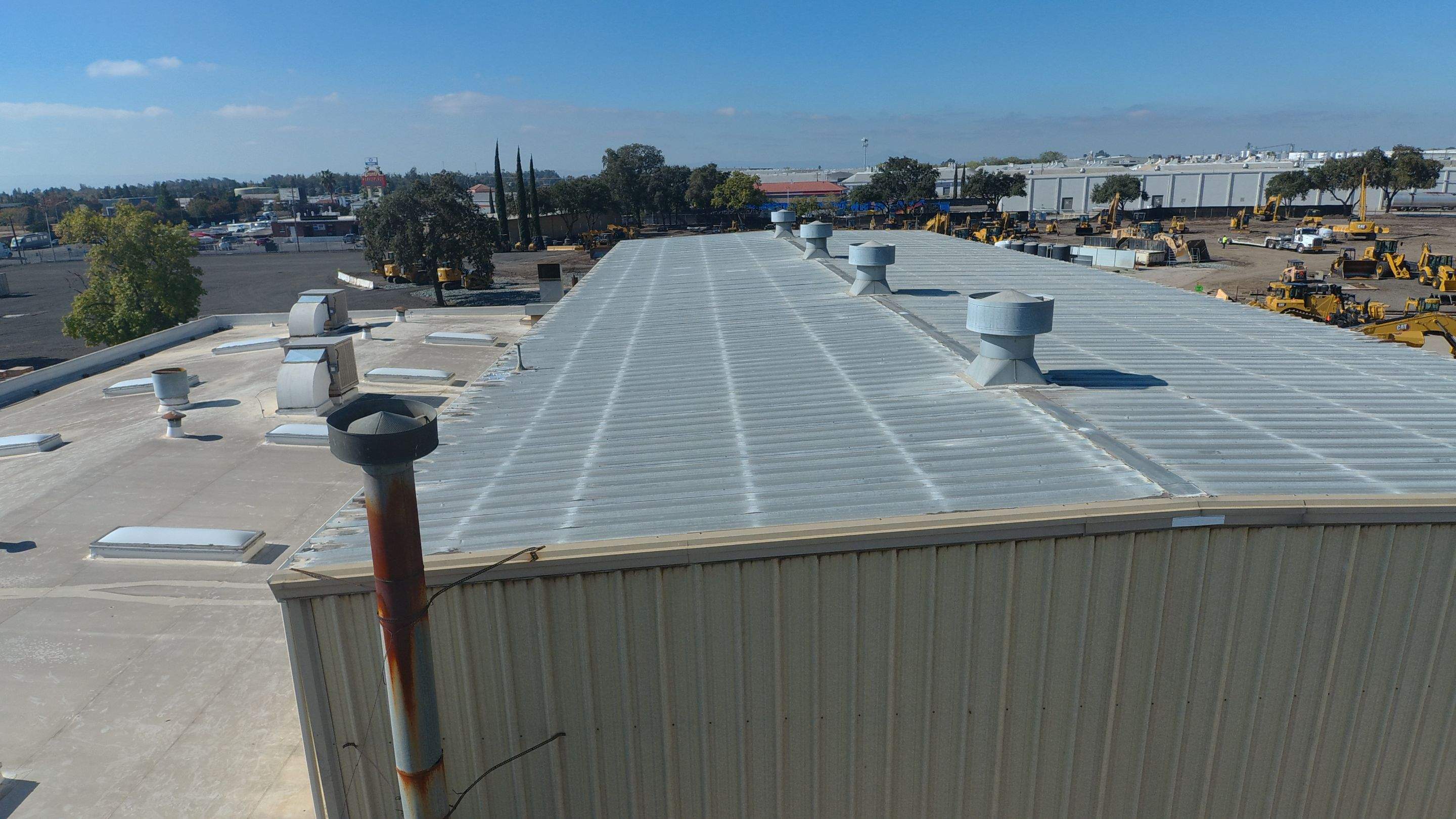 MR Roofing system using Conklin BenchPly system with PUMA top coat by Straight Edge Roofing Inc