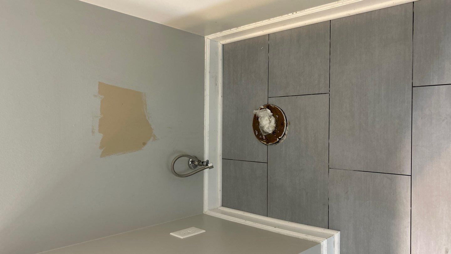 Tile shower remodel and heated floors by Footprints Floors of Nashville