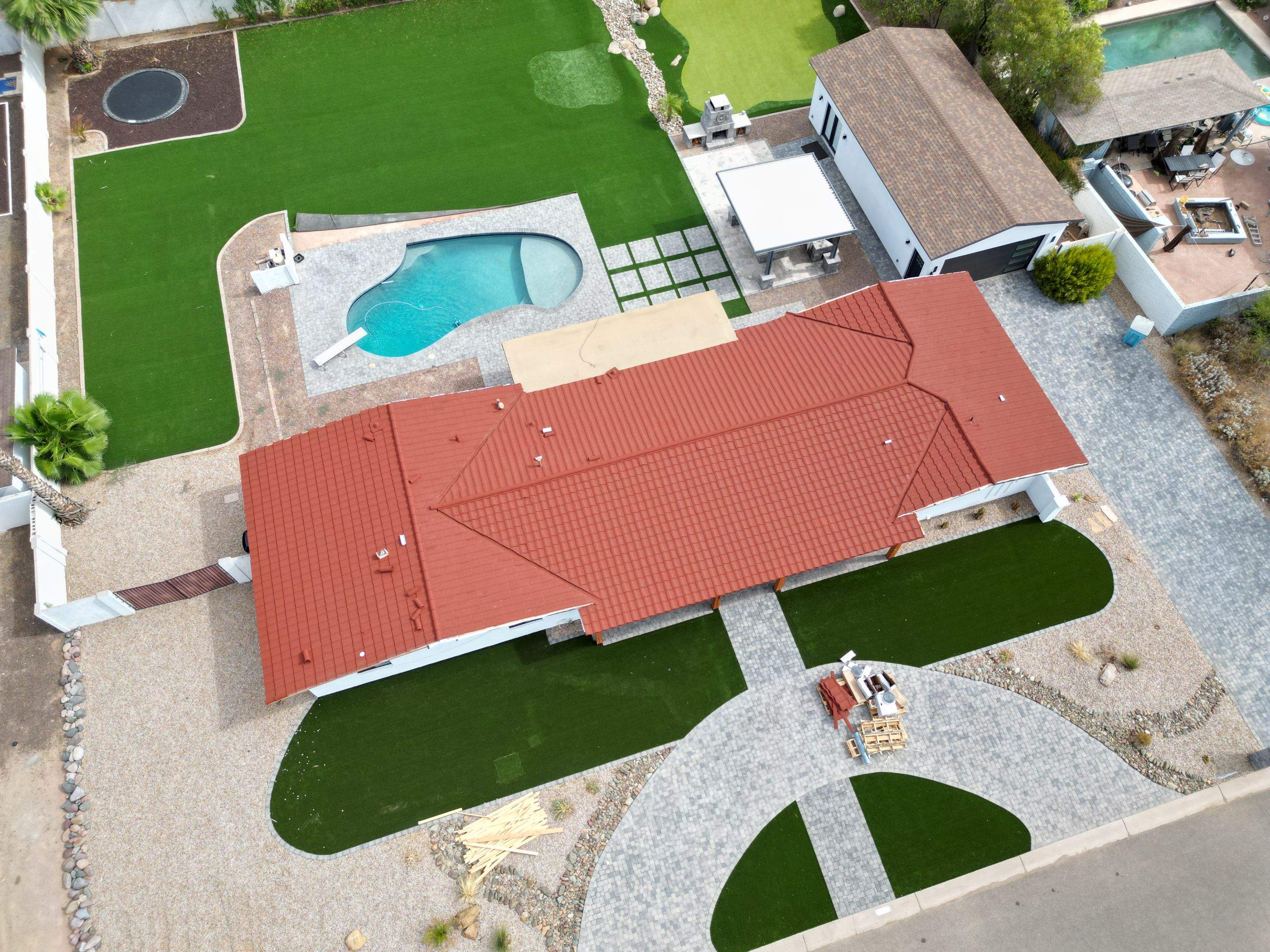 Terracotta Stone Coated Steel by Reimagine Roofing