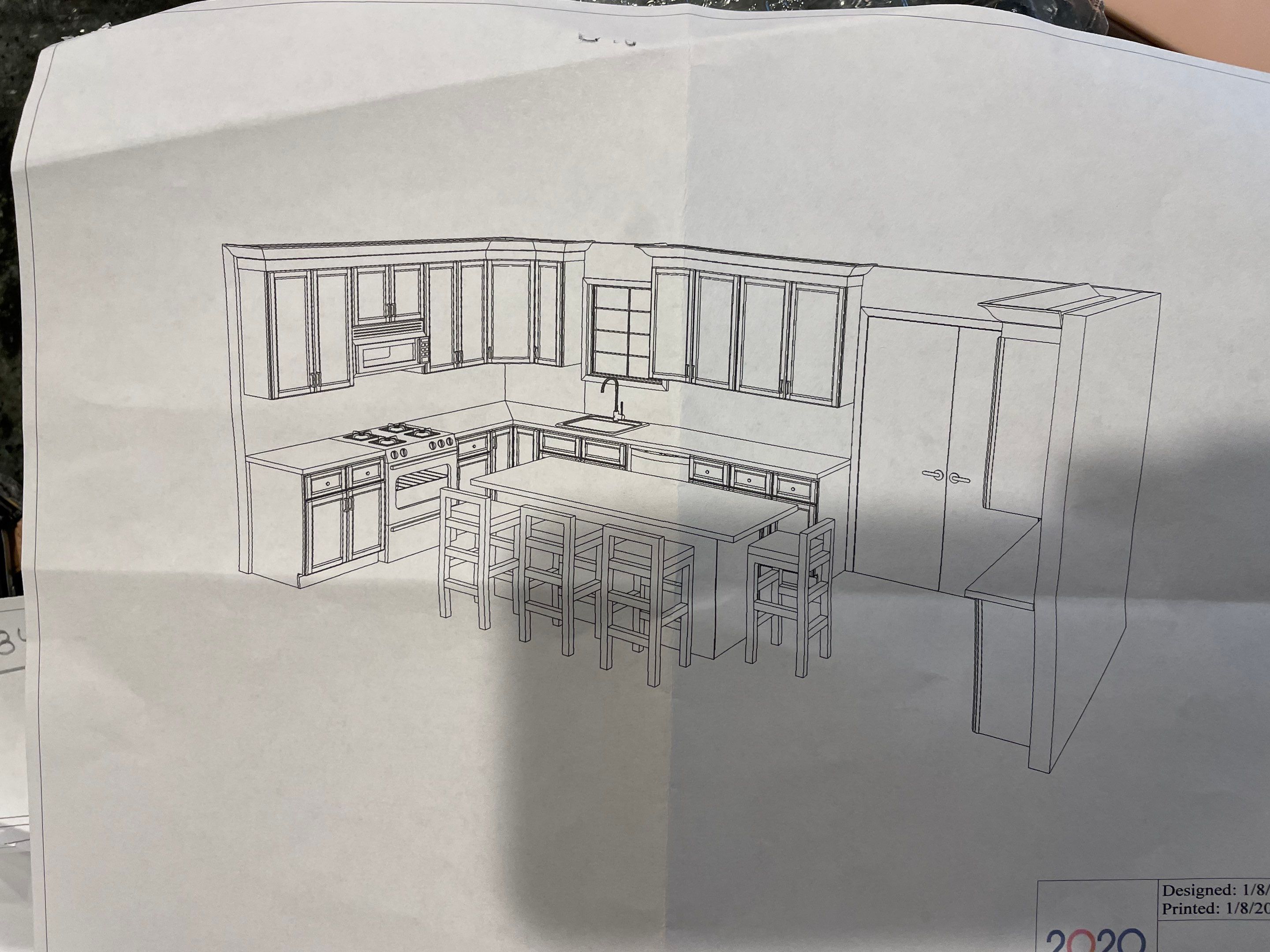 Kitchen Remodel using Cabinets by Home Concepts Construction