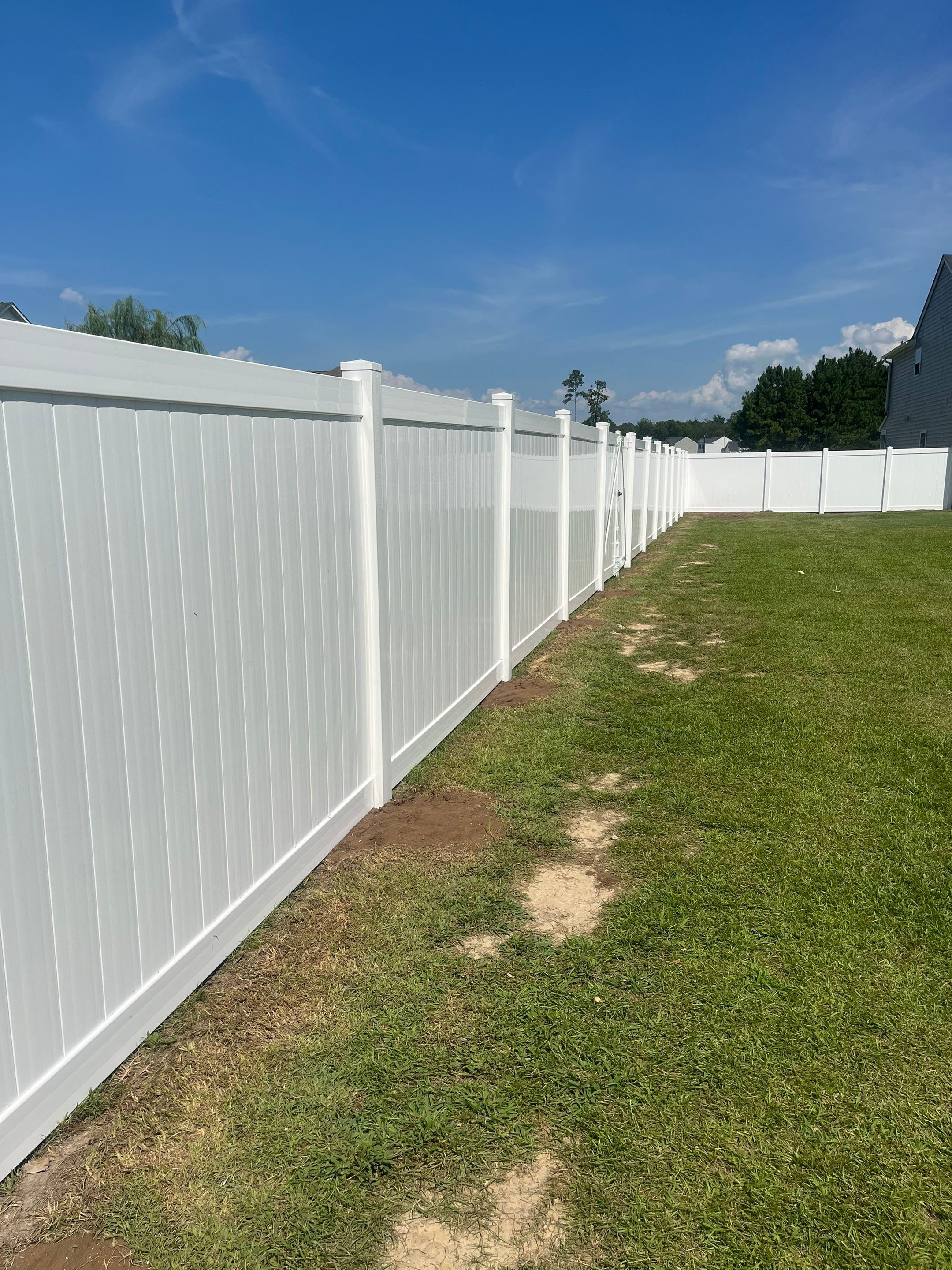 Hamilton Vinyl Privacy Project in Havelock by Superior Fence and Rail