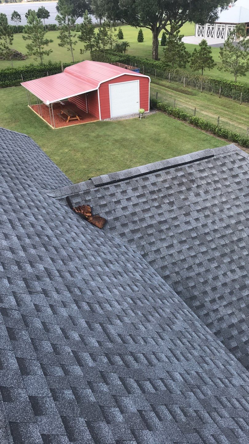 Residential Roofing Installation using GAF HDZ Shingles by Protek Roofing Heating Air & Solar