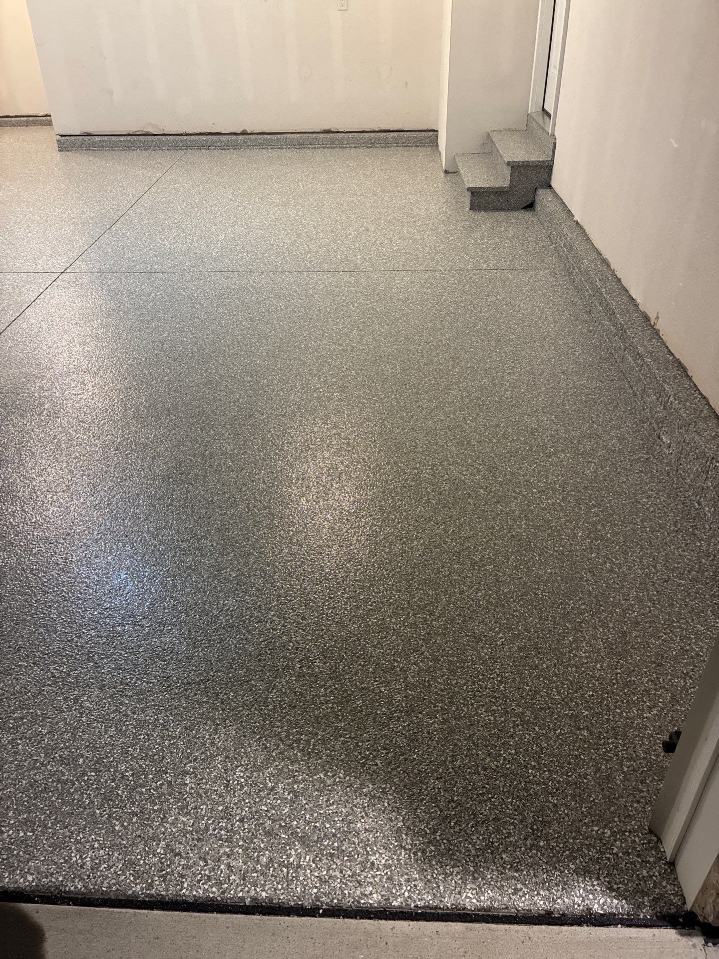 New Des Moines Garage Renovated by Revival Concrete Coatings