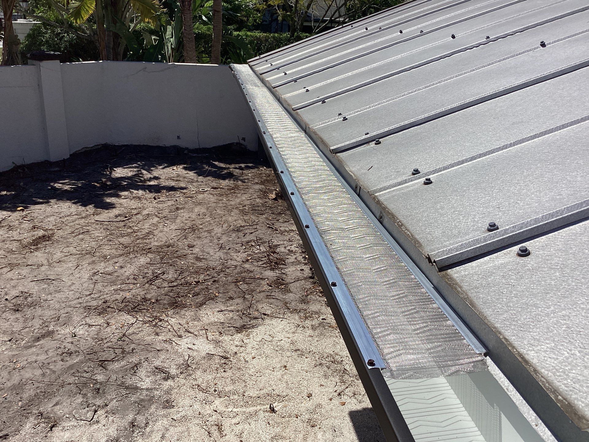 Gutter Guard Installation Project in Sarasota FL by Gutter Professors