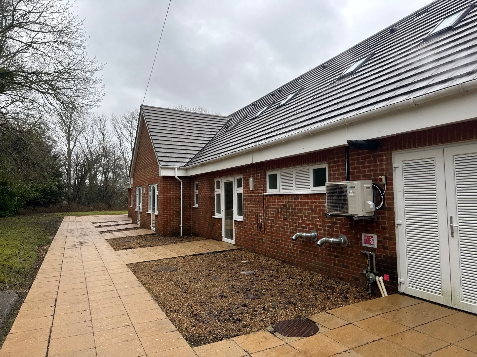 Care Home Roof and Walk Ways clean by Ges Exterior Cleaning ltd