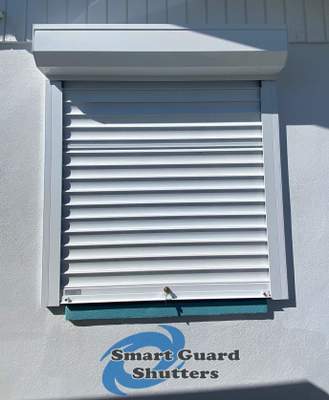 Rolling Shutters in White