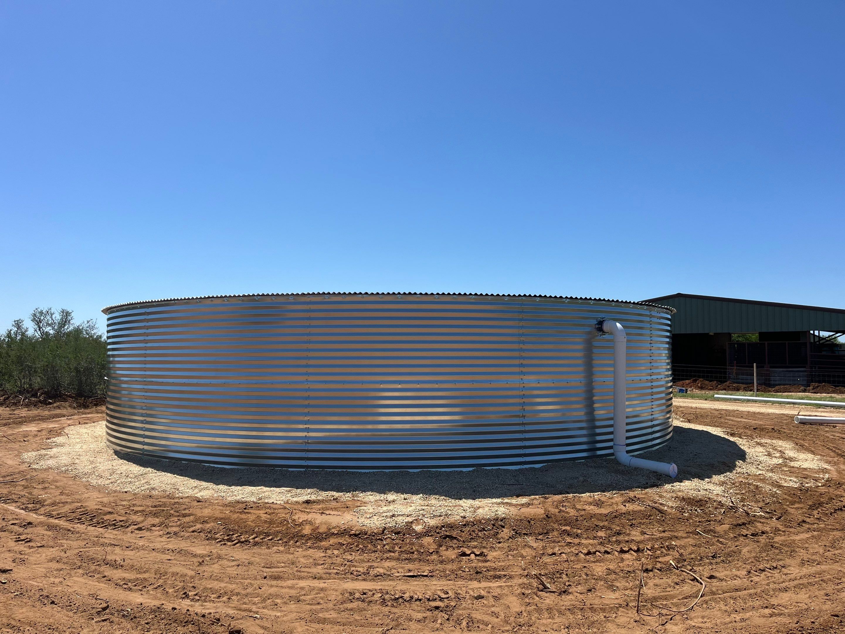 55.2K - Dome - Silver using Aqualine Tank - 3602D by Hill Country Rain Water