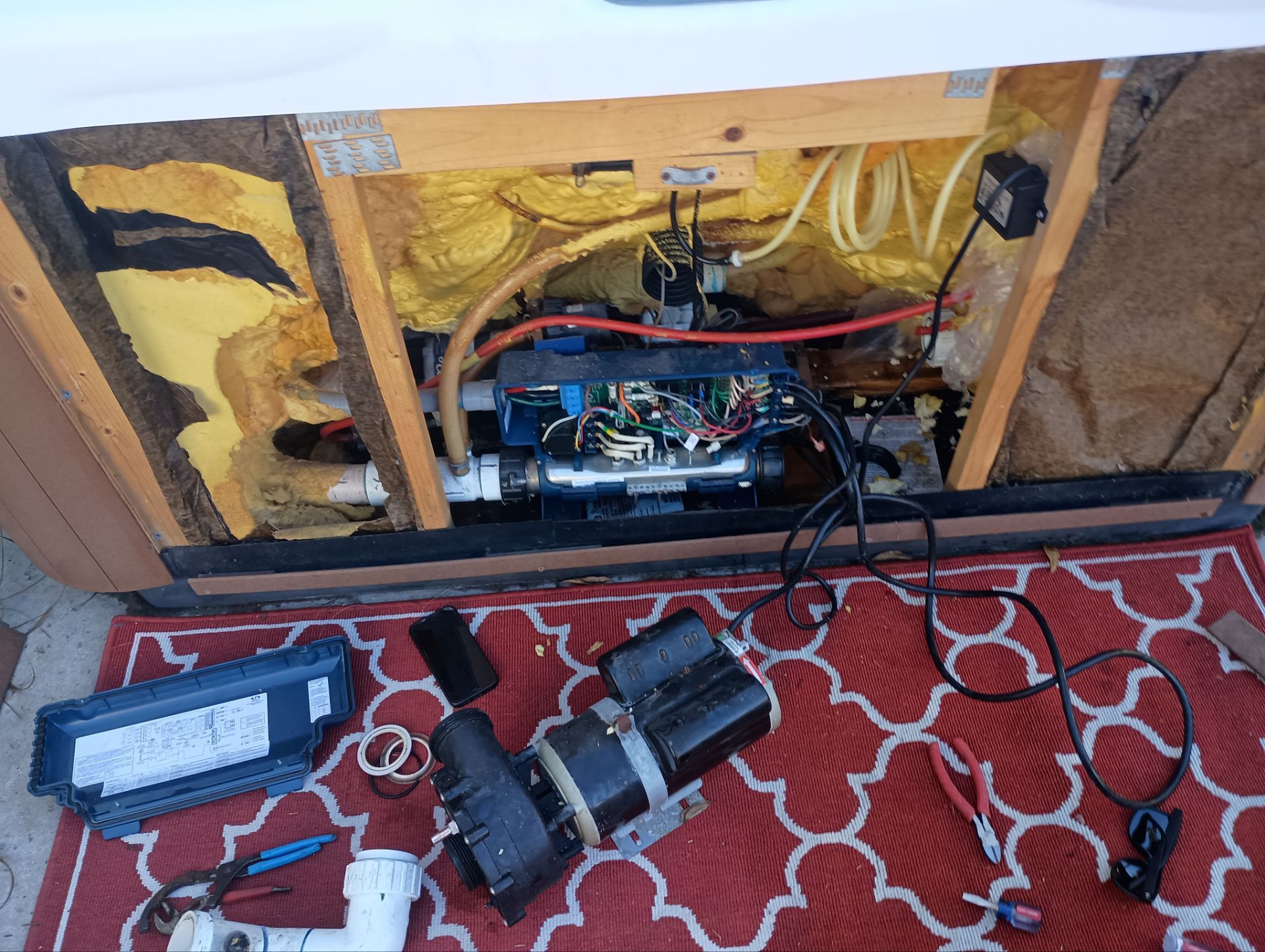 Hot Tub Control Board and Pump Motor Repair in Coronado