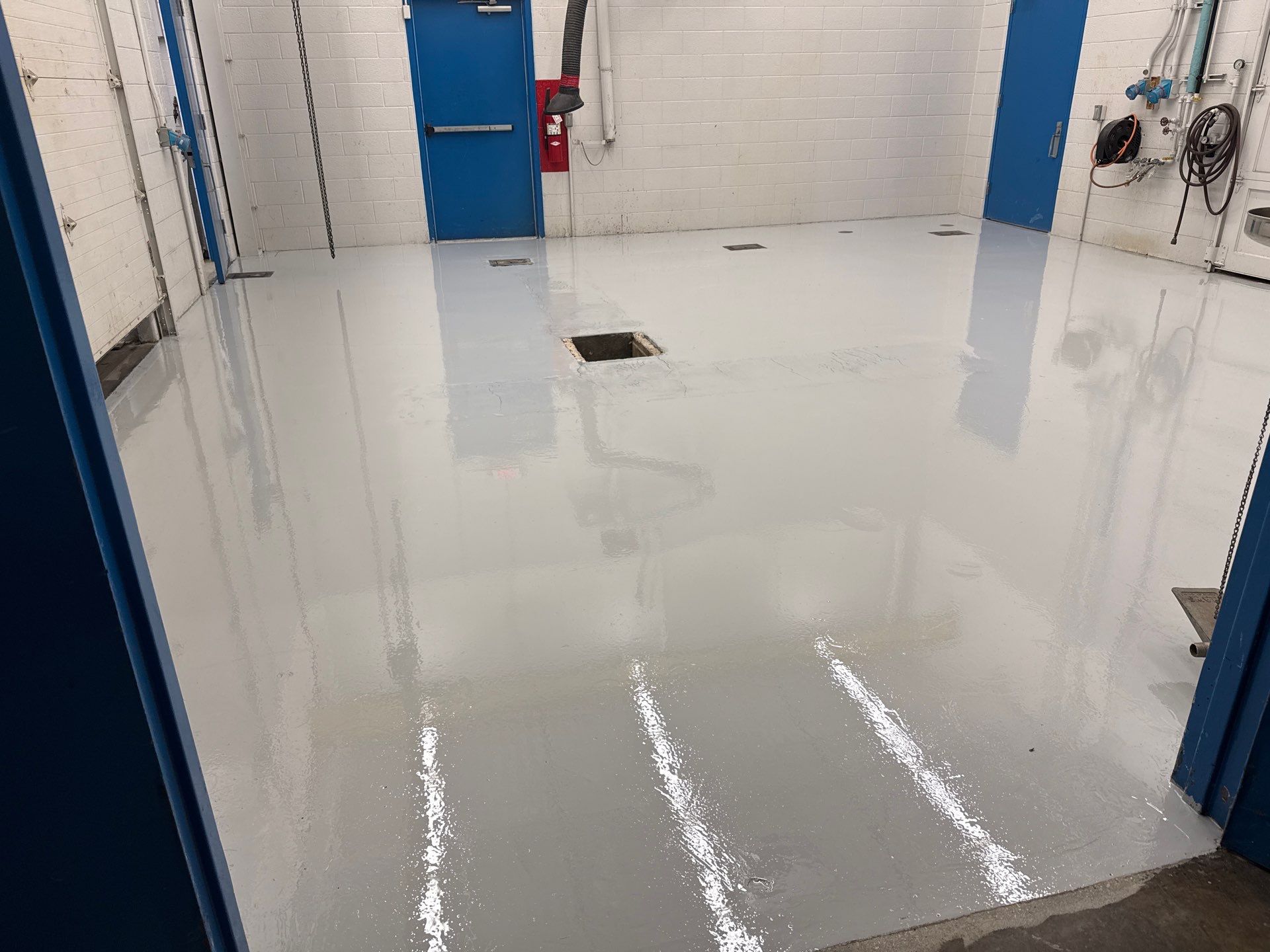 Project in Saginaw by Wise Coatings of Central Michigan