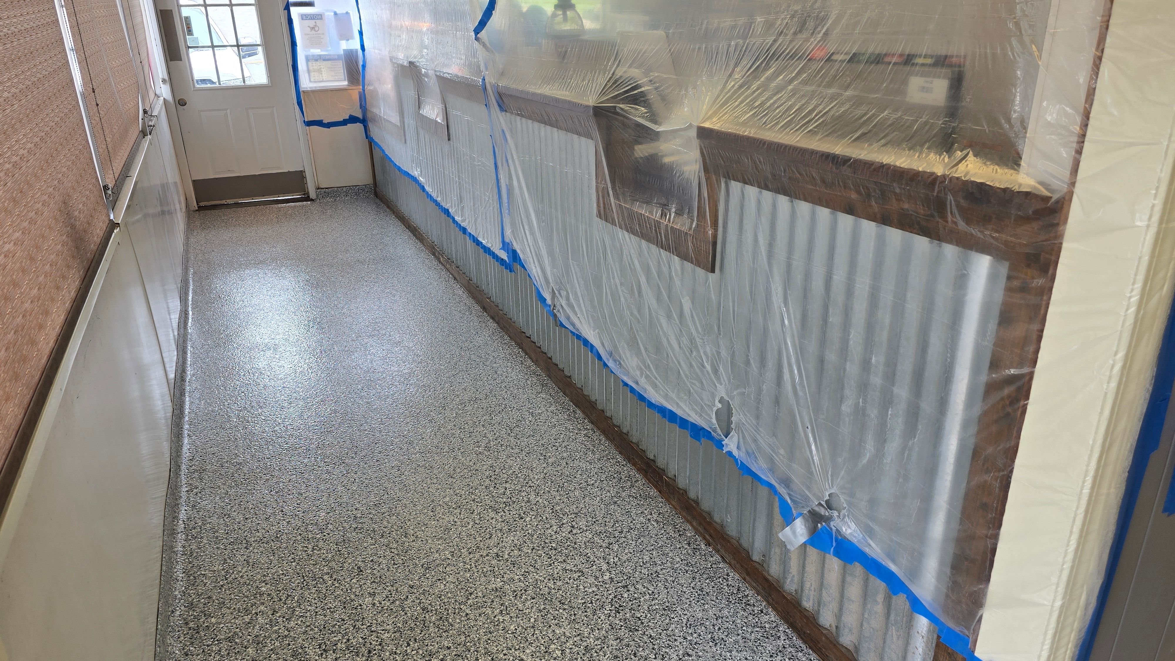 Restaurant Upgrade Using Gravel by Elite Floor Solutions