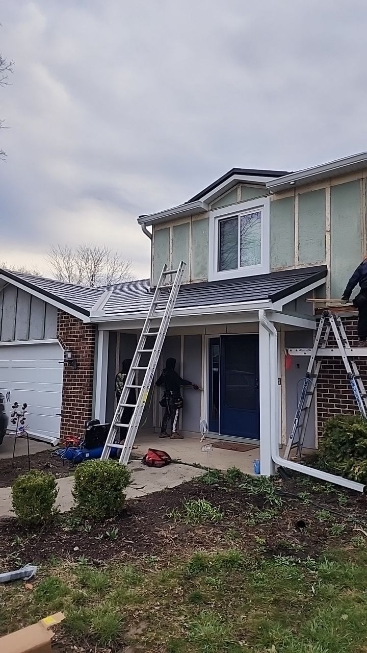 Full Exterior Home Transformation – Metal Slate Roof in Fort Wayne, IN by 4Ever Metal Roofing