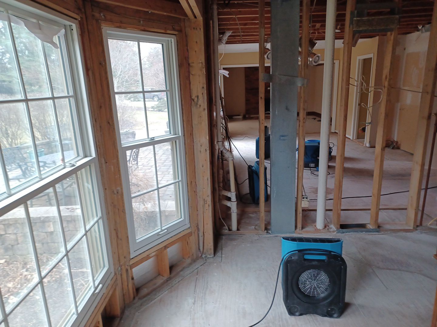 Project in Plymouth by EzDry Water Mitigation & Property Restoration