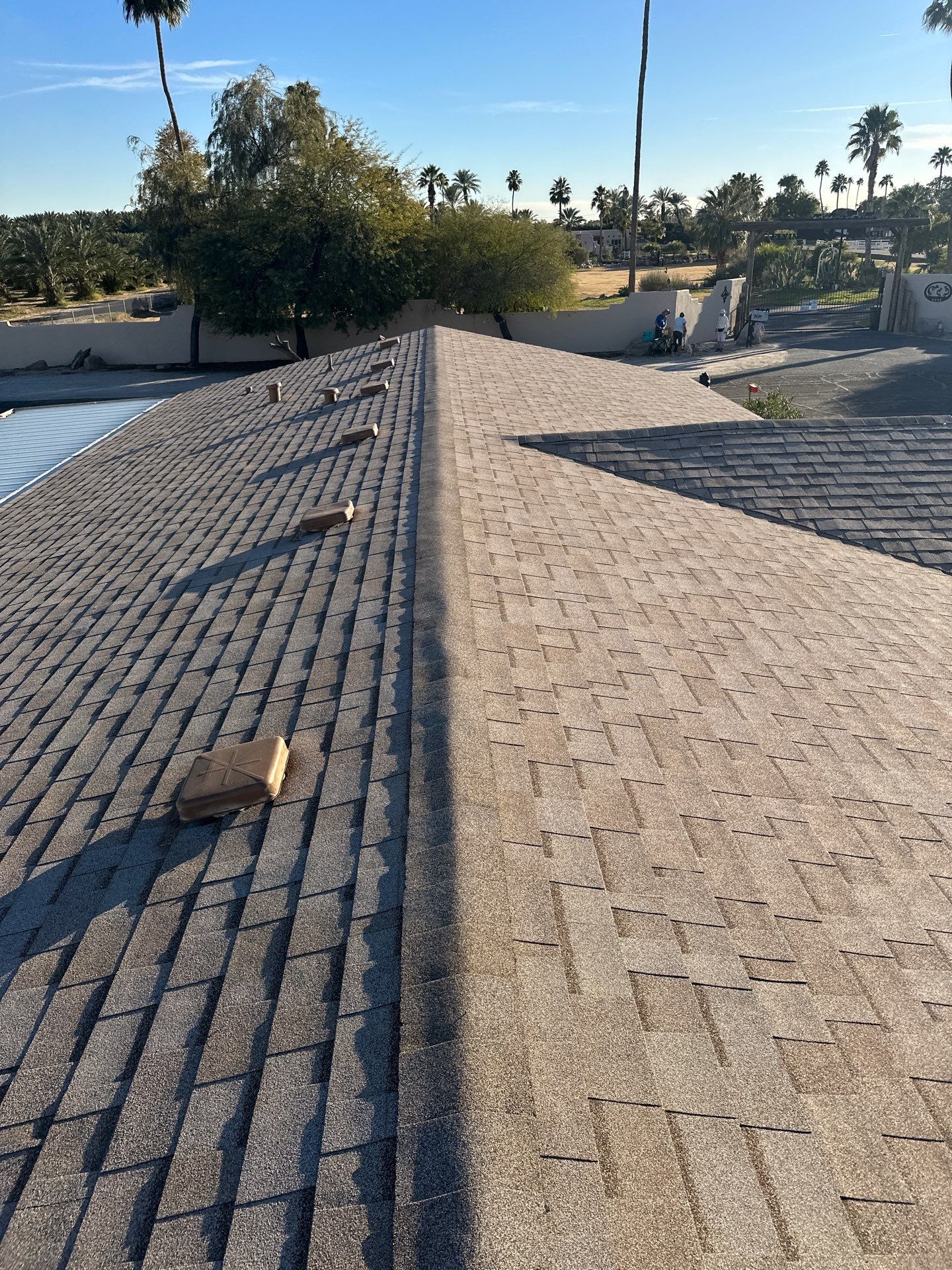 Desert Tan Shingles by Reimagine Roofing