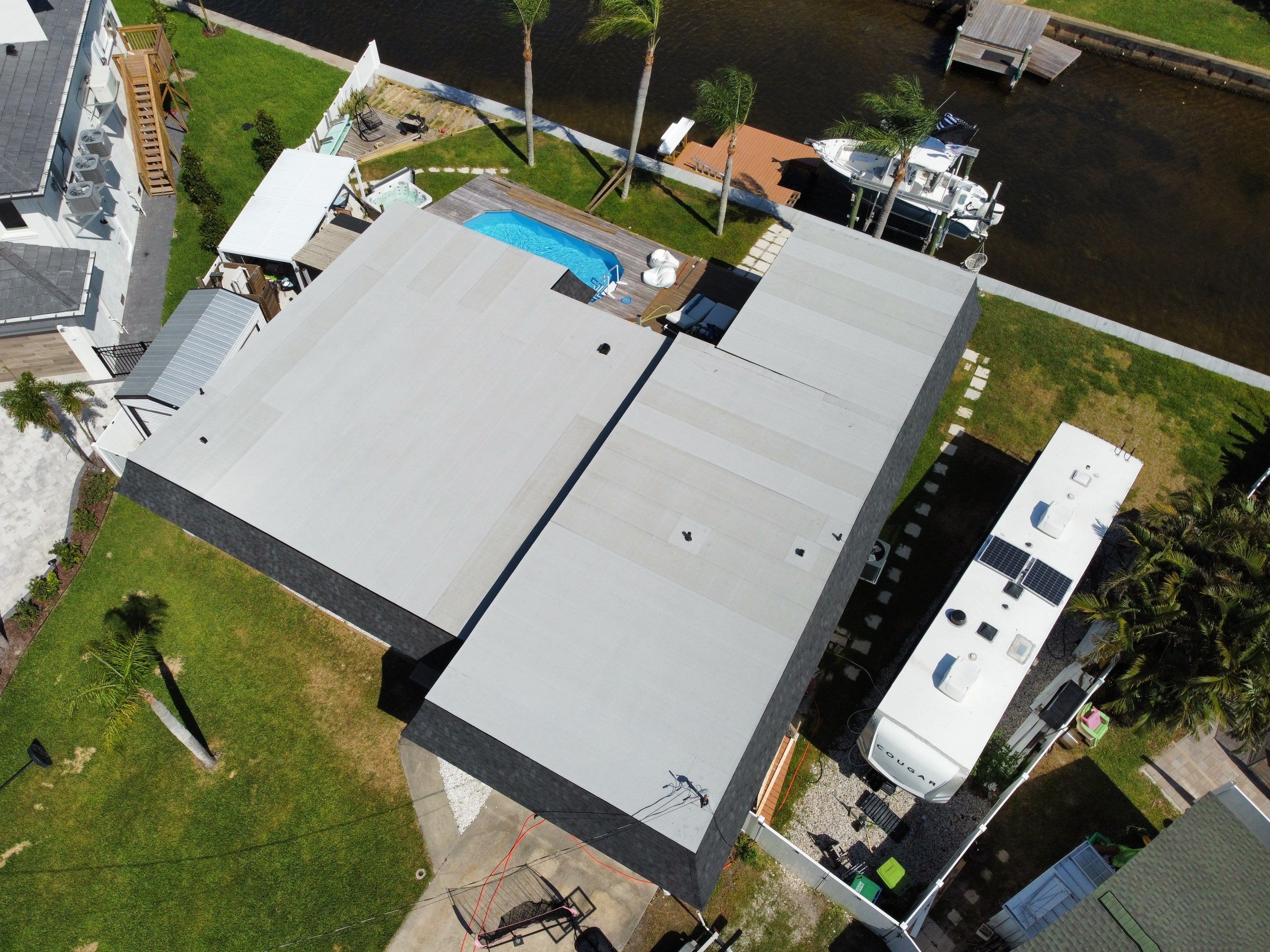 Roof Replacement in Palm Harbor, FL. by Steadfast Roofing