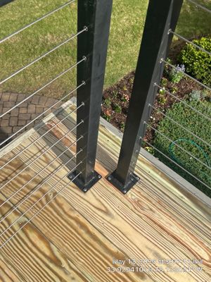 Southport Deck Repair with Cable Railing by Licensed General Contractor