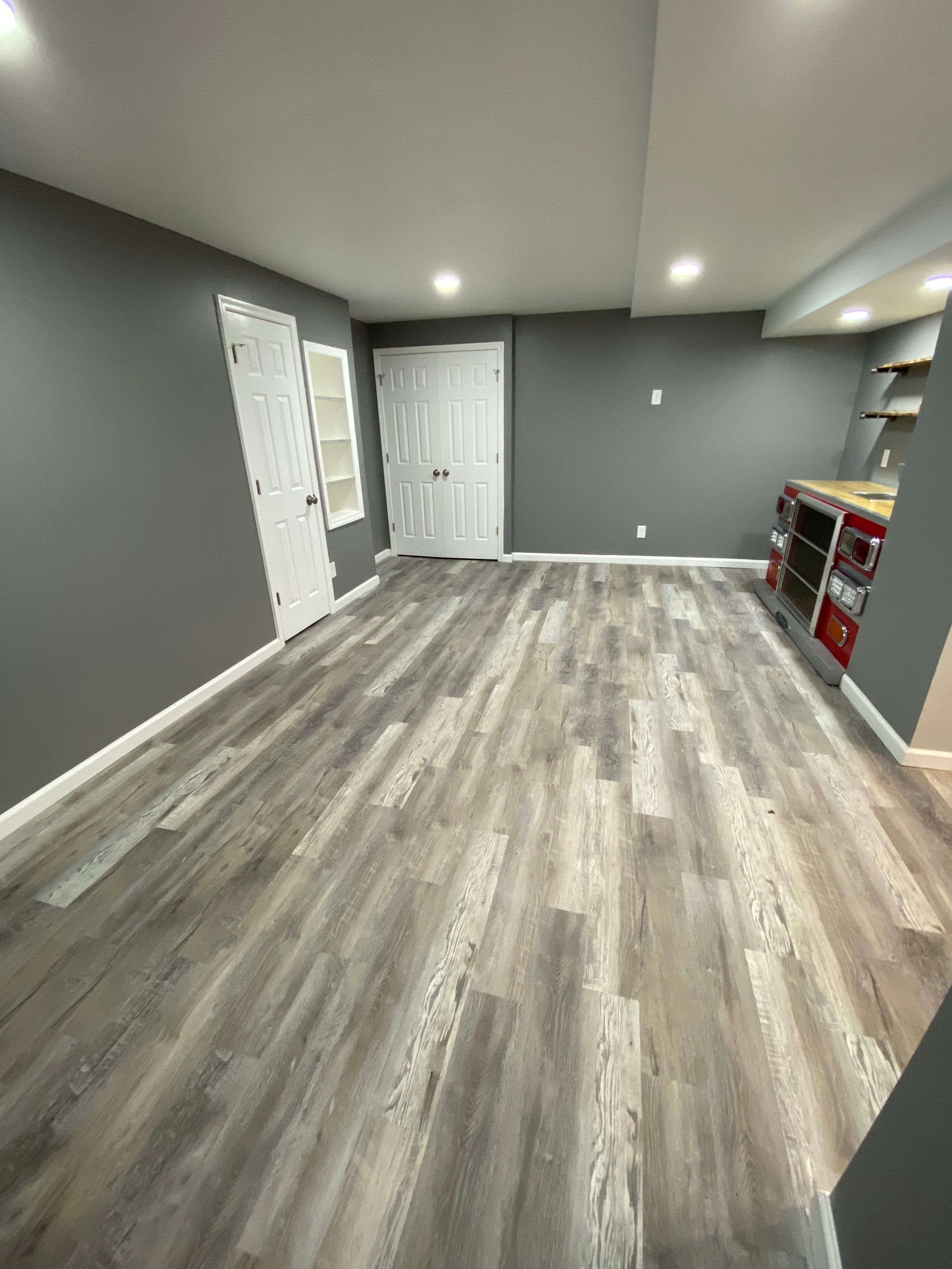 Complete Basement Buildout by The Smet Companies, LLC