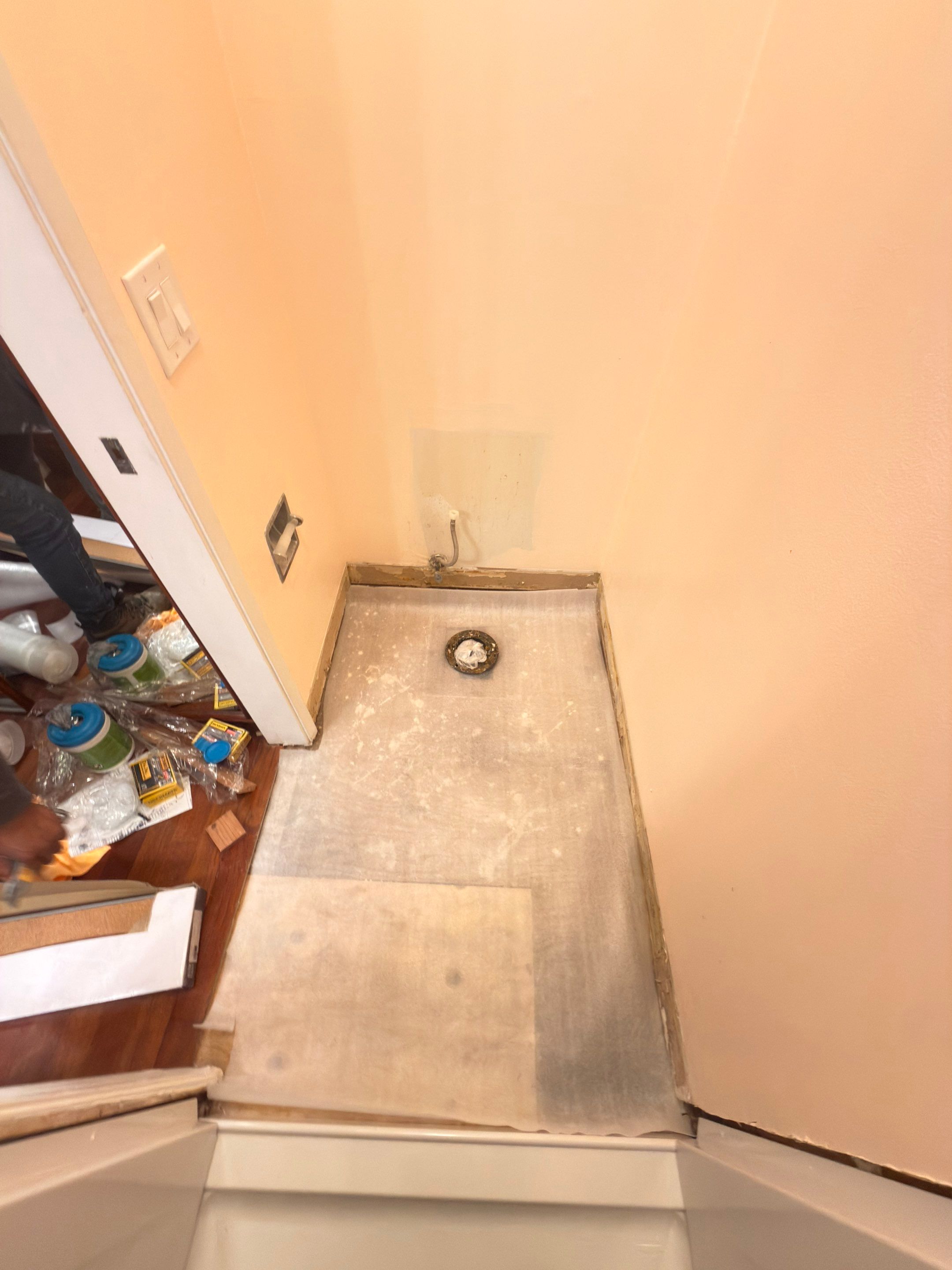 Shower Remodel due to Water Intrusion by Anza Builders, Inc. 