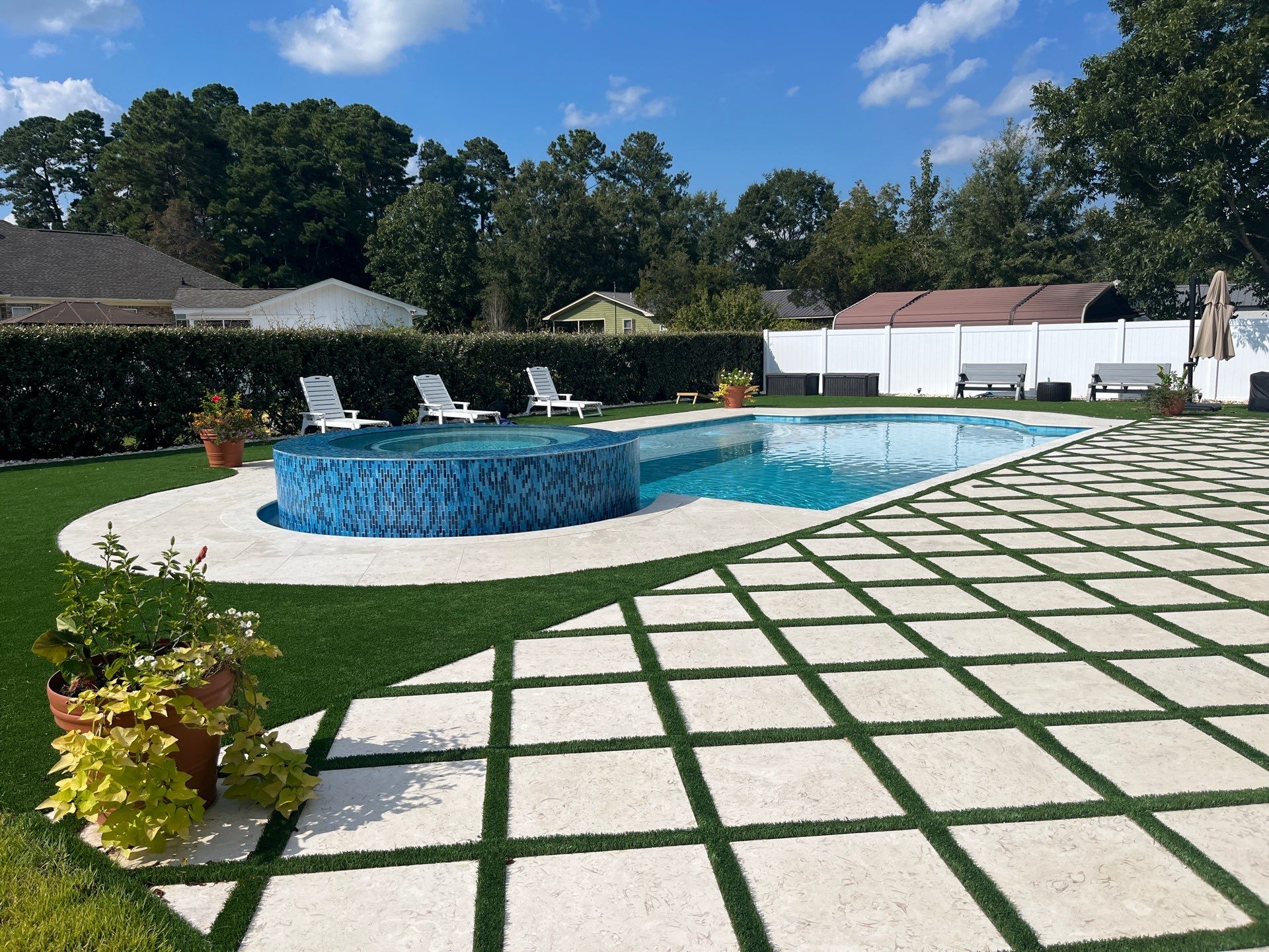 Project in Conway by Brothers Pool Construction