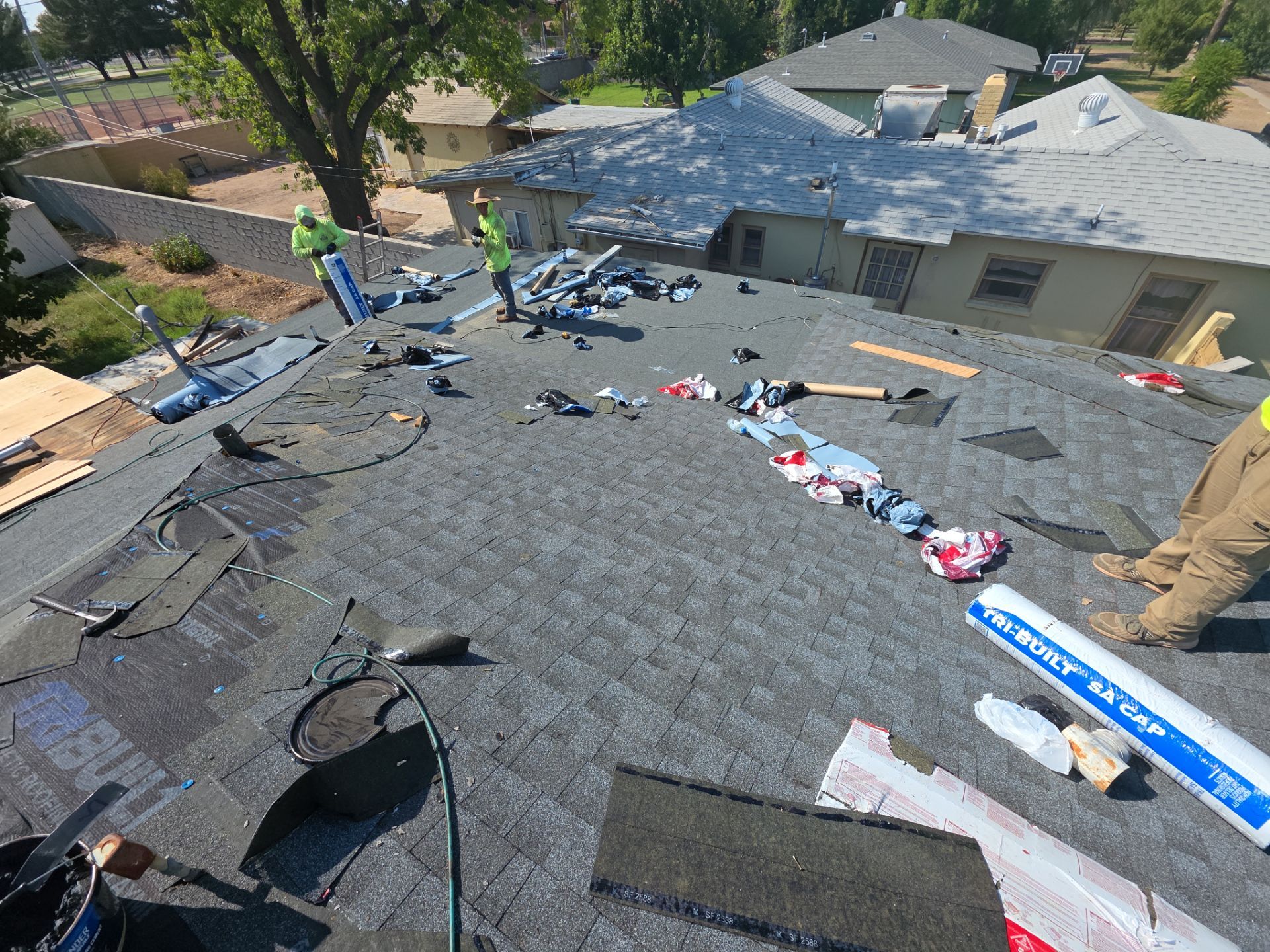 Residential Roof Install using GAF by Weather-Tite Roofing