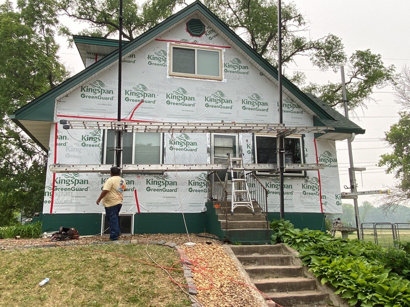 Full Exterior Restoration – Roof, Siding & Gutters | Insurance Approved | Hunter Green & Glacier White by First Impressions Exteriors