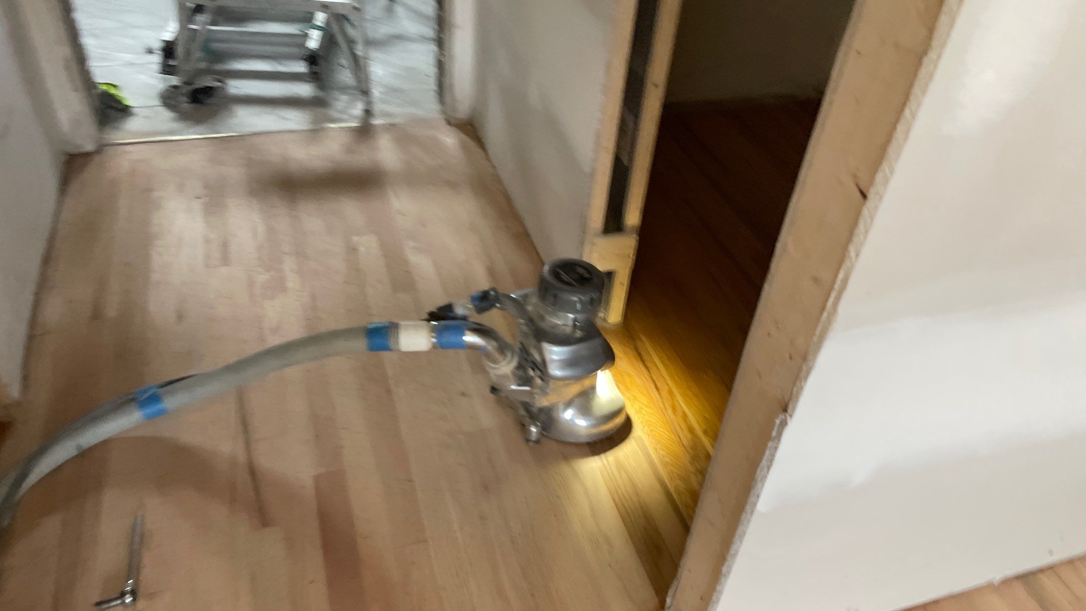 Remodeled Home with new tile floors, Showers and Refinished Oak Floors with stain and Waterbased Finish by Footprints Floors of Coastal Carolina