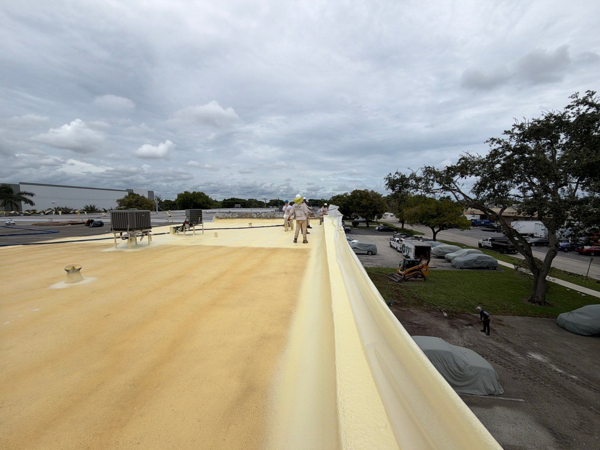 Fort Lauderdale Commercial Roof Restoration with Spray Foam Coating by Roof King LLC
