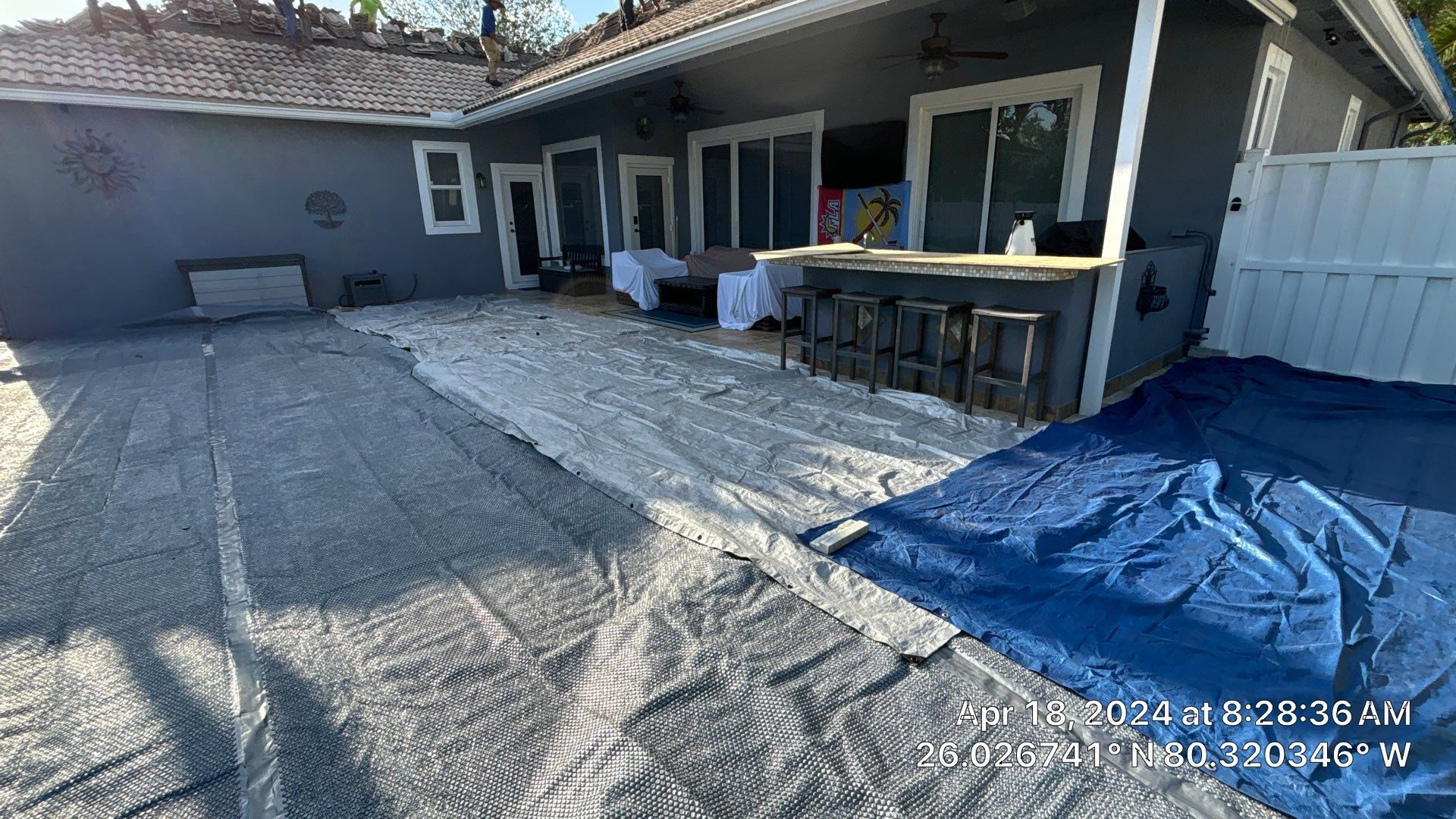 Roof Replacement from Tiles to Metal by Earl W. Johnston Roofing