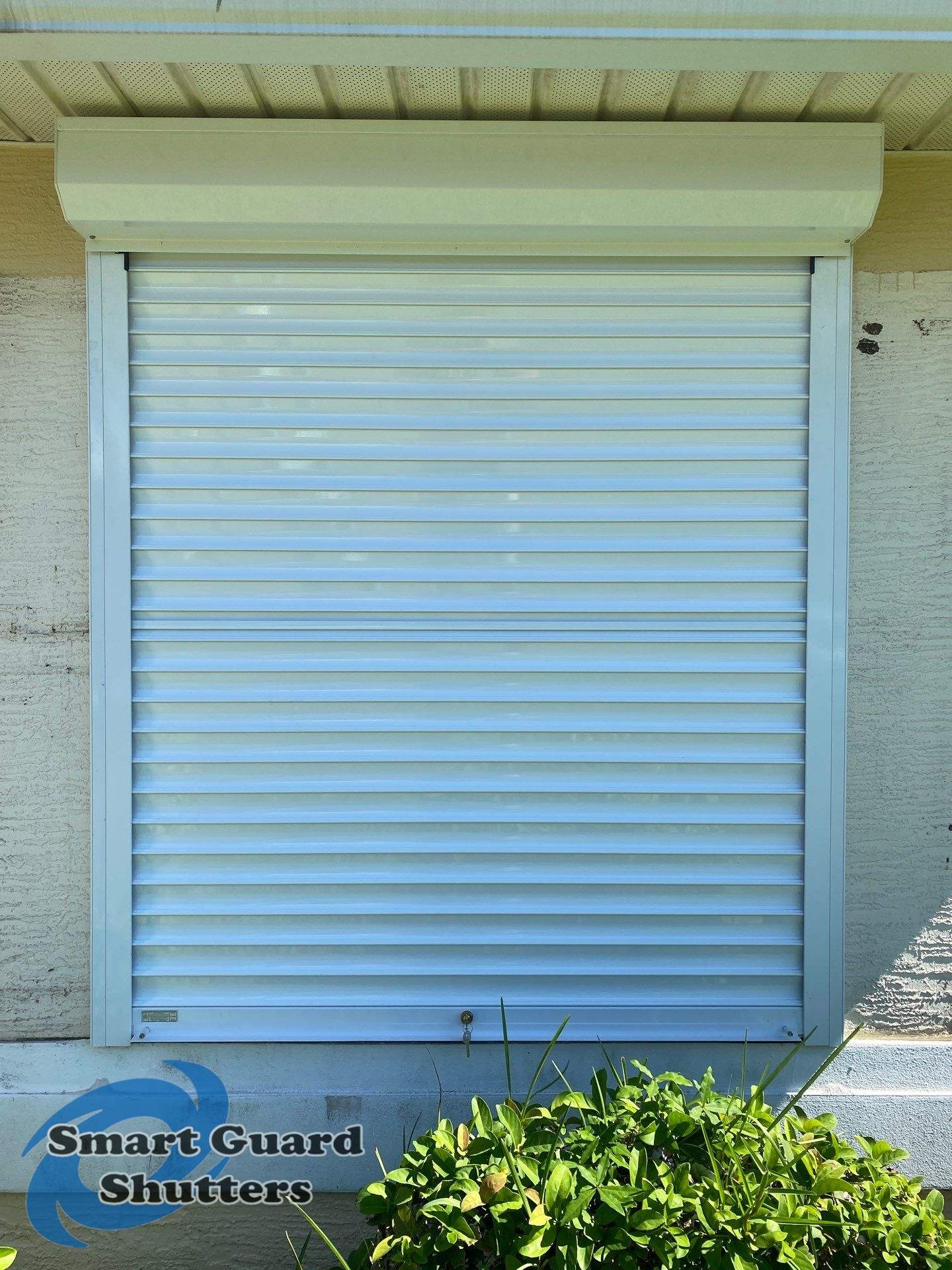 Rolling Shutters in White by Smart Guard Shutters