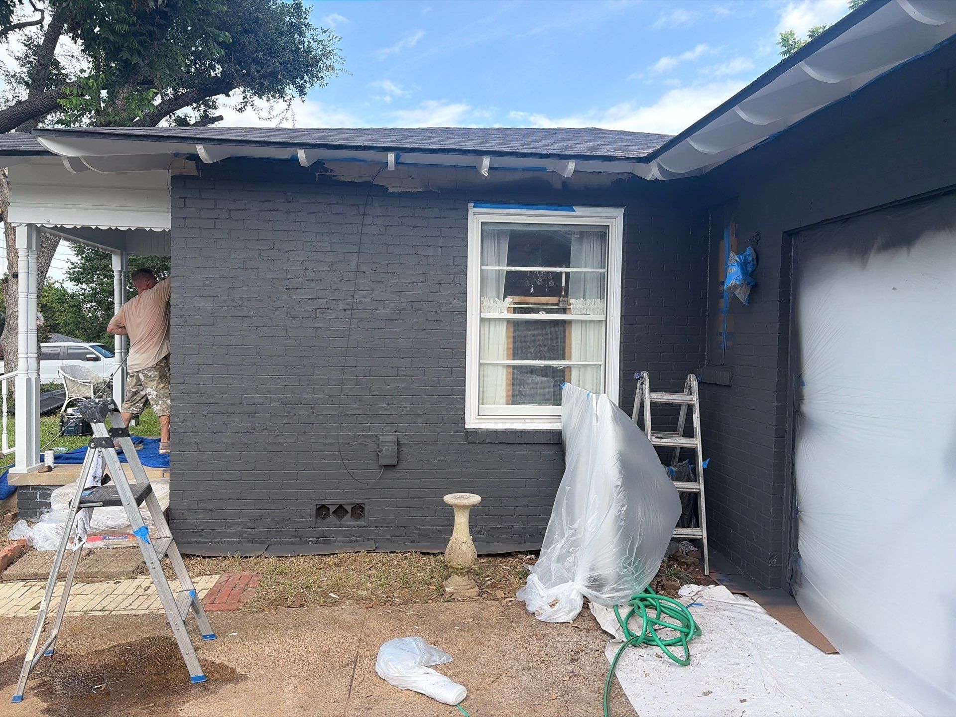 From Forgettable to Modern: An Exterior Brick Paint Job in Tyler TX by Quality Coats Painting