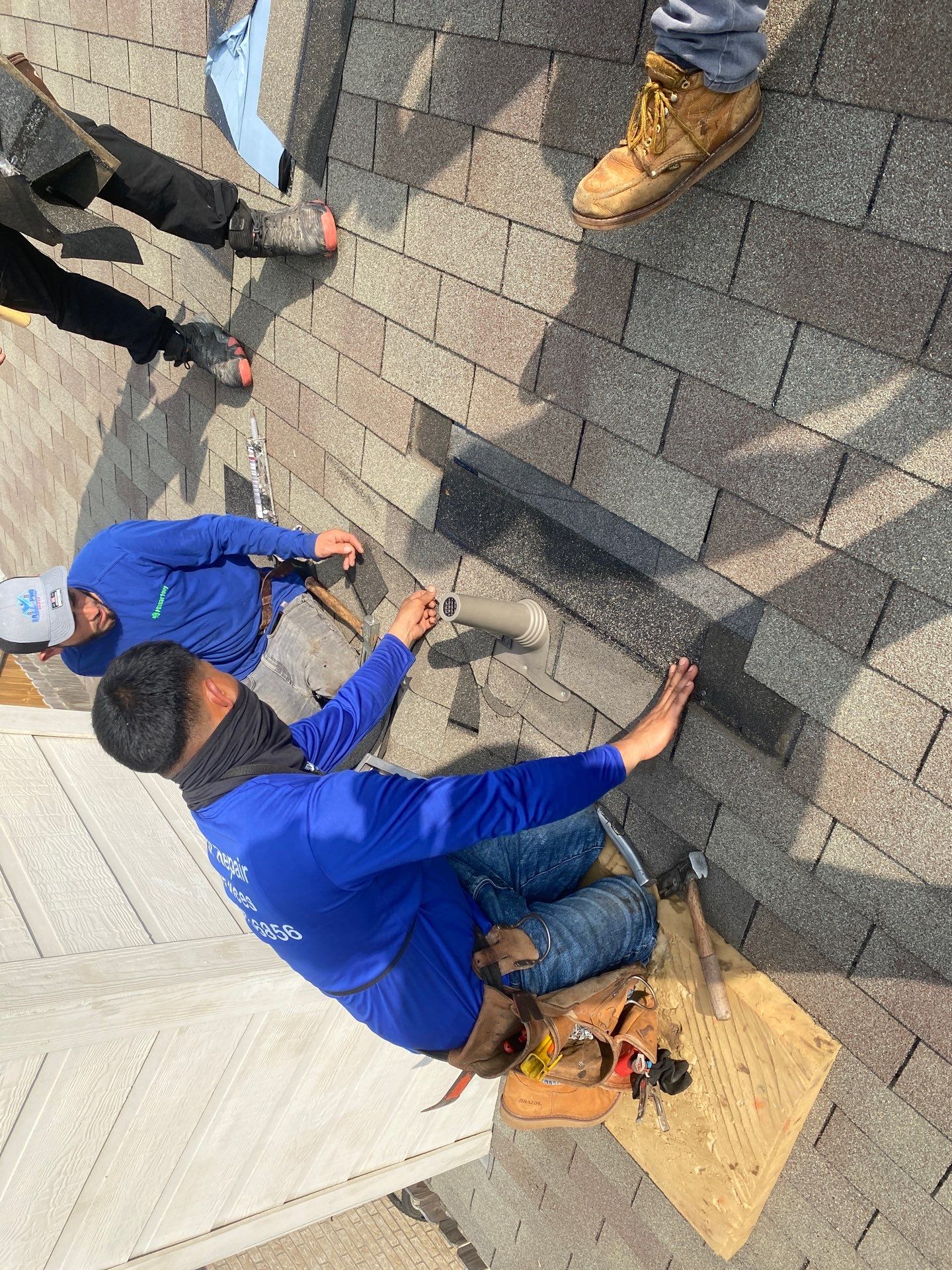 Hail Damage using Owen's Corning Duration (Lifetime) Shingles by Roof Repair Company